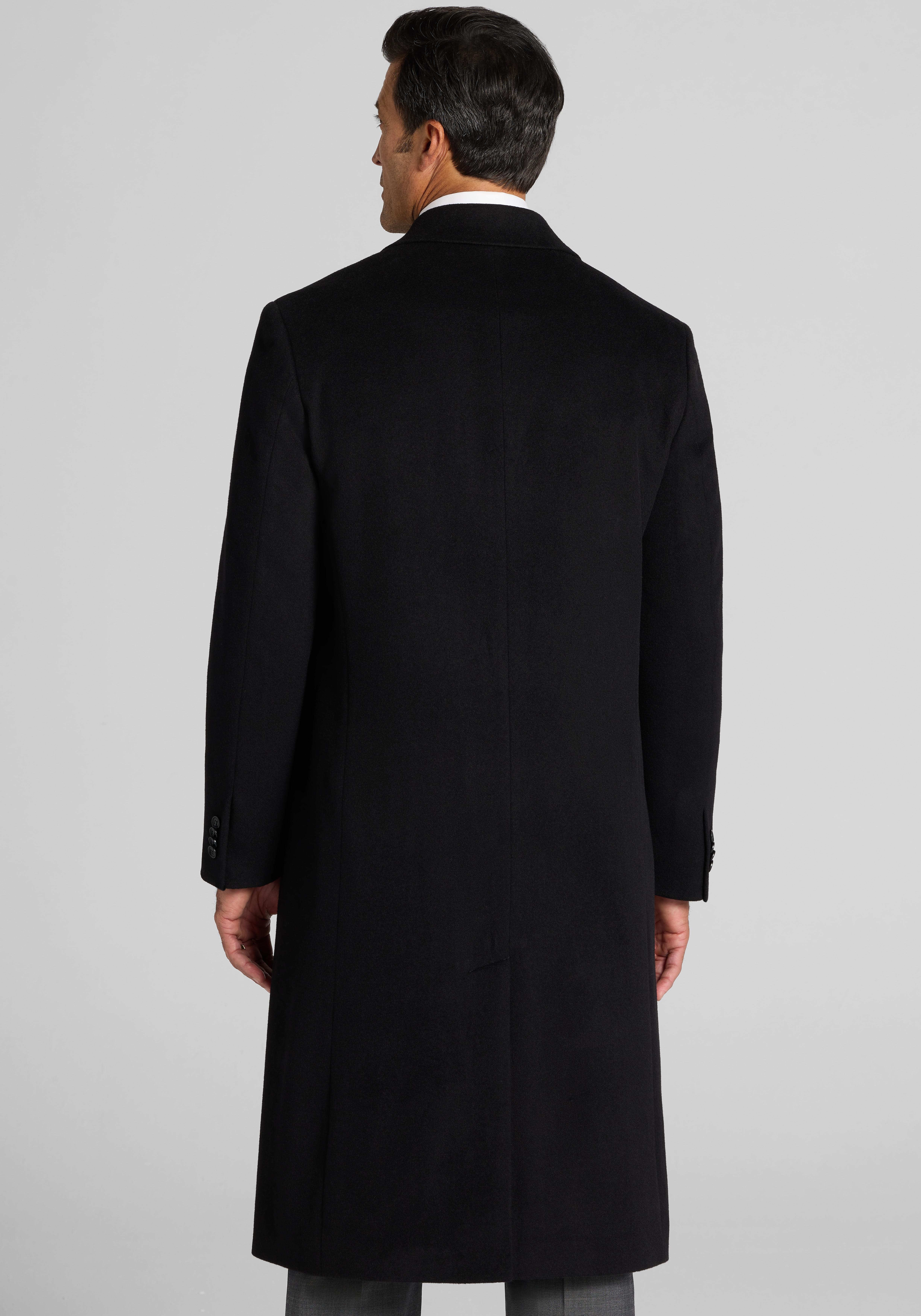 Jos. A. Bank Traditional Fit Solid Topcoat