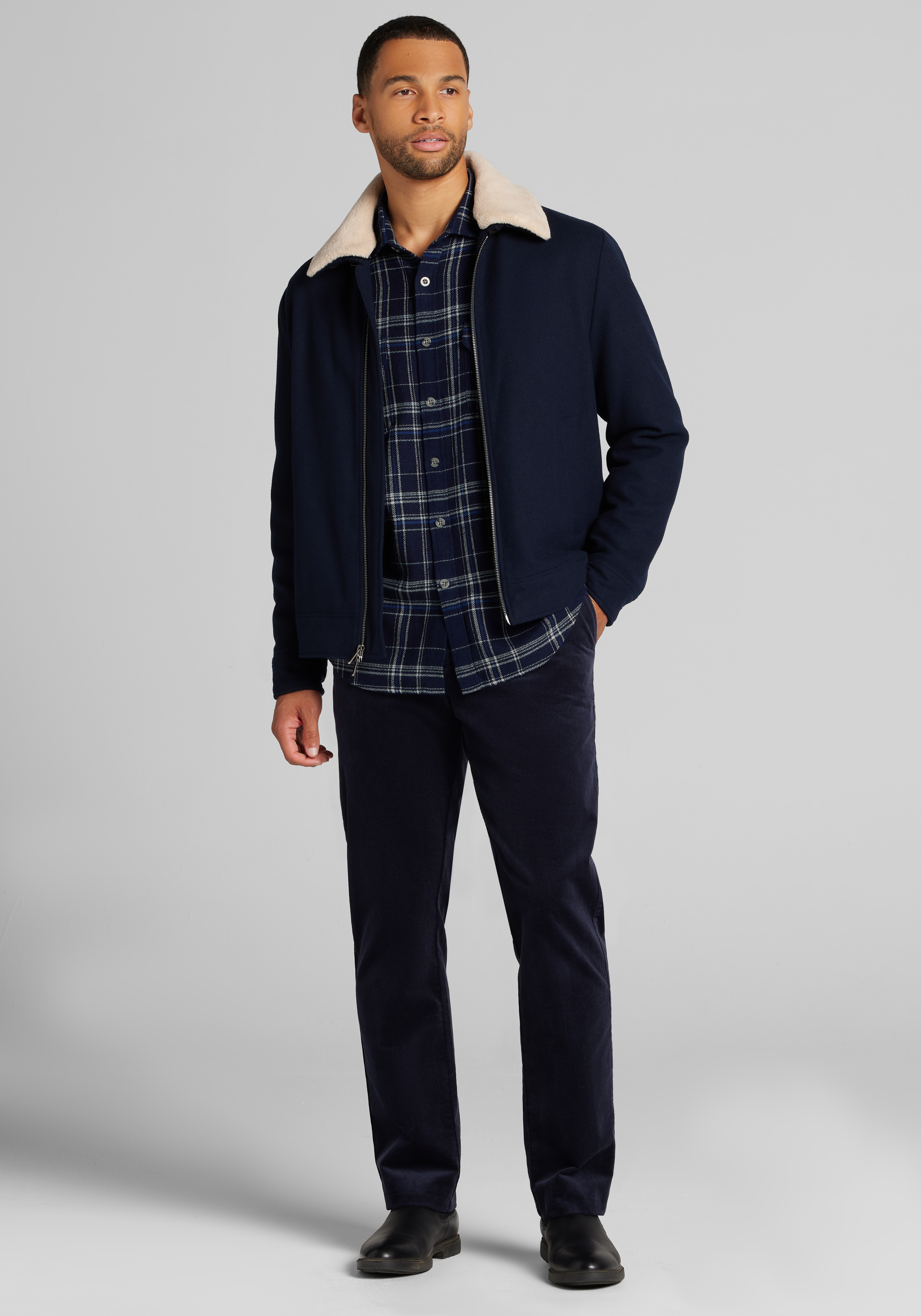 Jos. A. Bank Tailored Fit Bomber Jacket