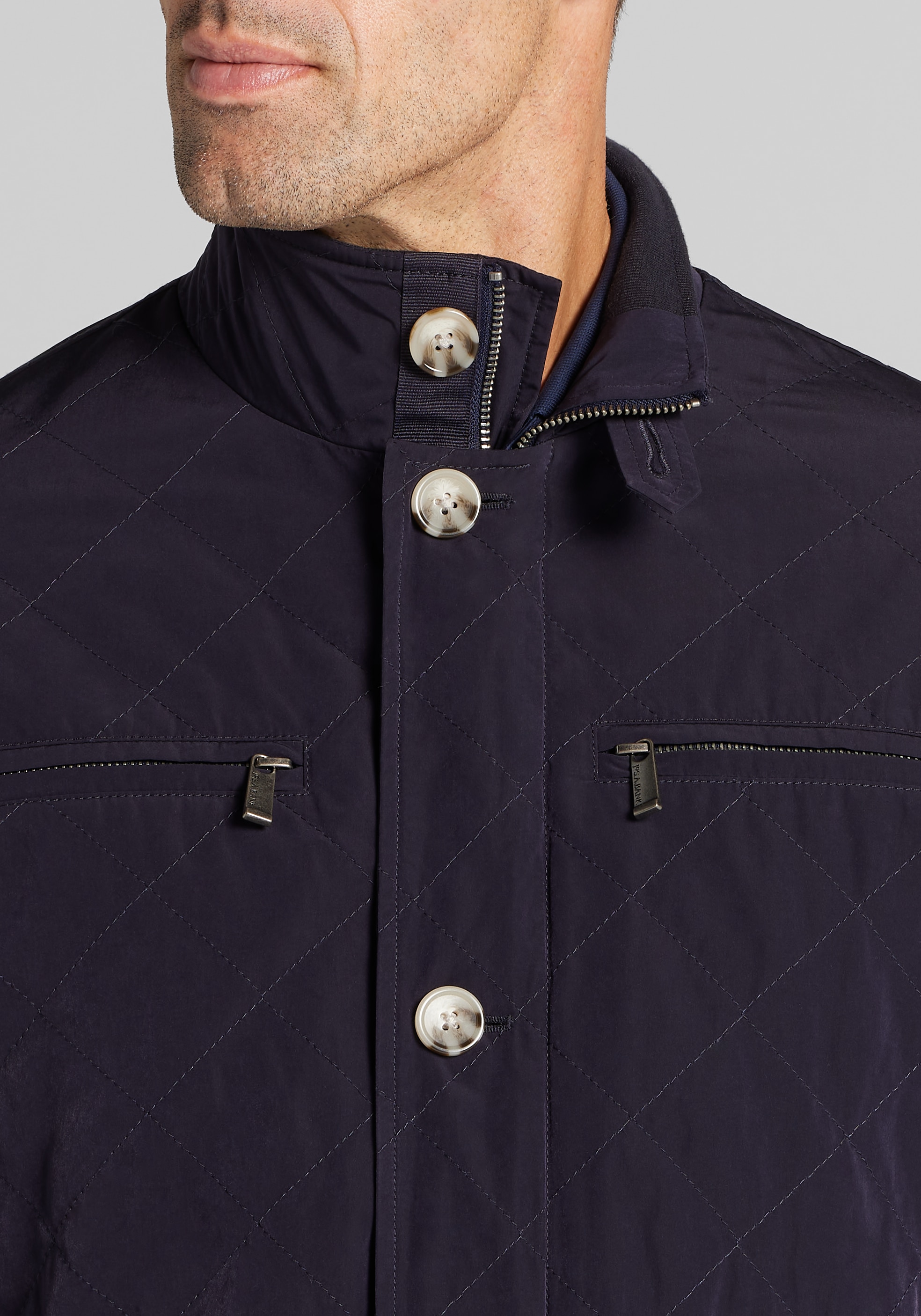 Jos. A. Bank Tailored Fit Quilted Field Jacket