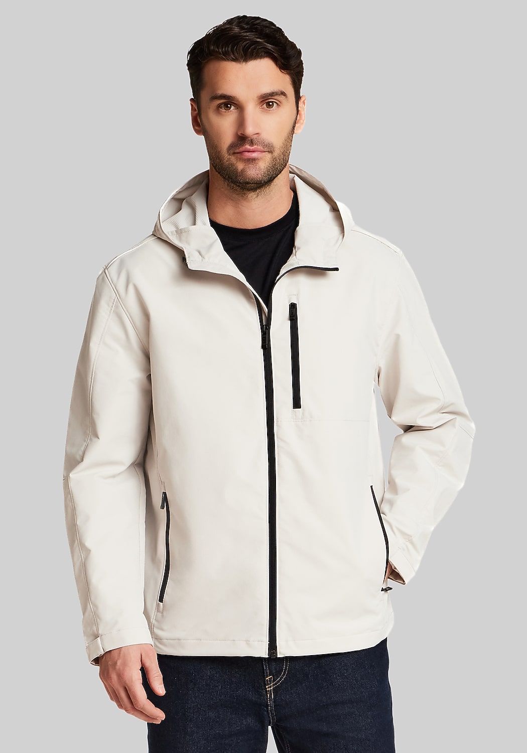Weatherproof Vintage Tailored Fit Honey Lux Hooded Rain Jacket