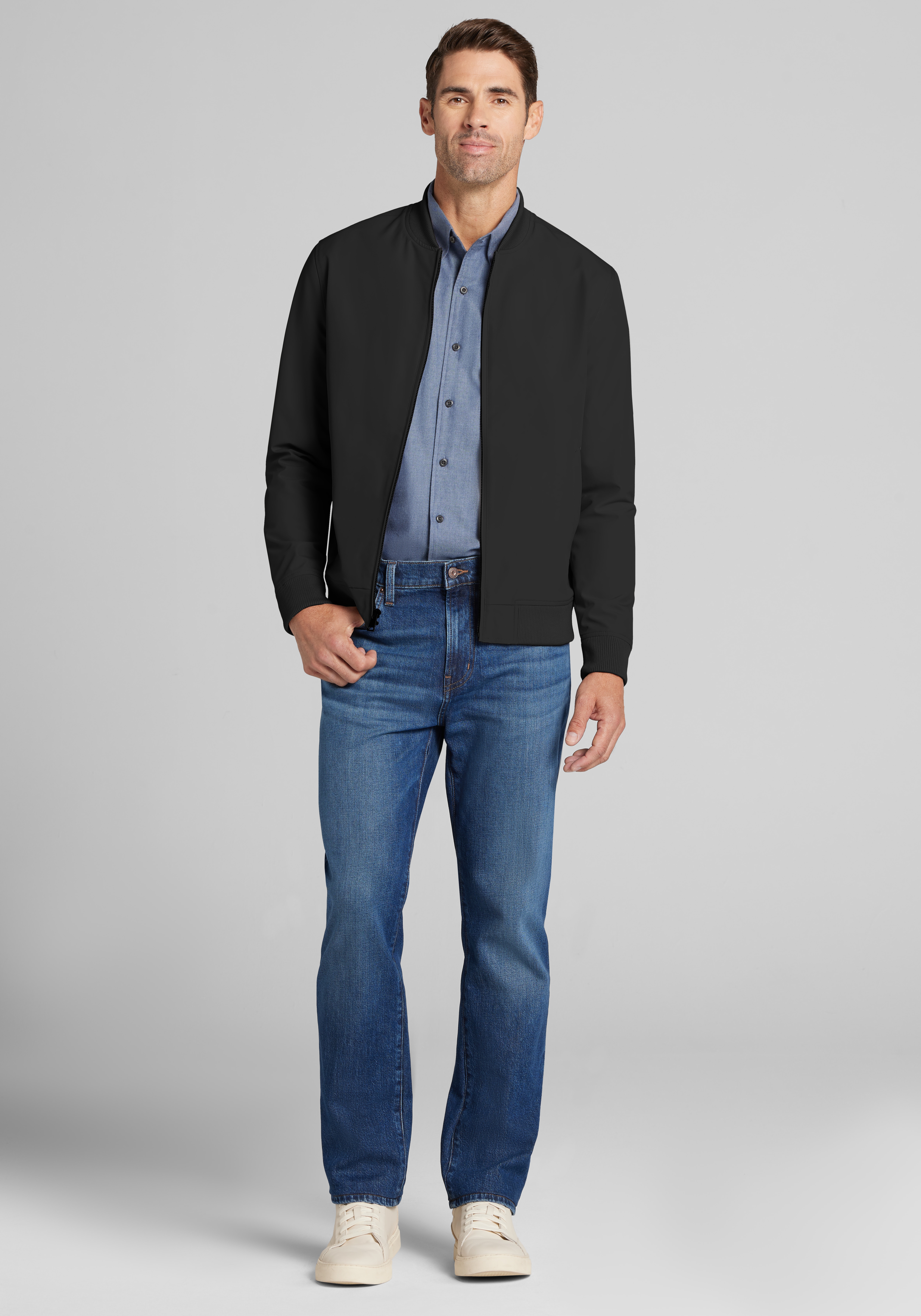 1905 Collection Tailored Fit Opportunity Bomber Jacket