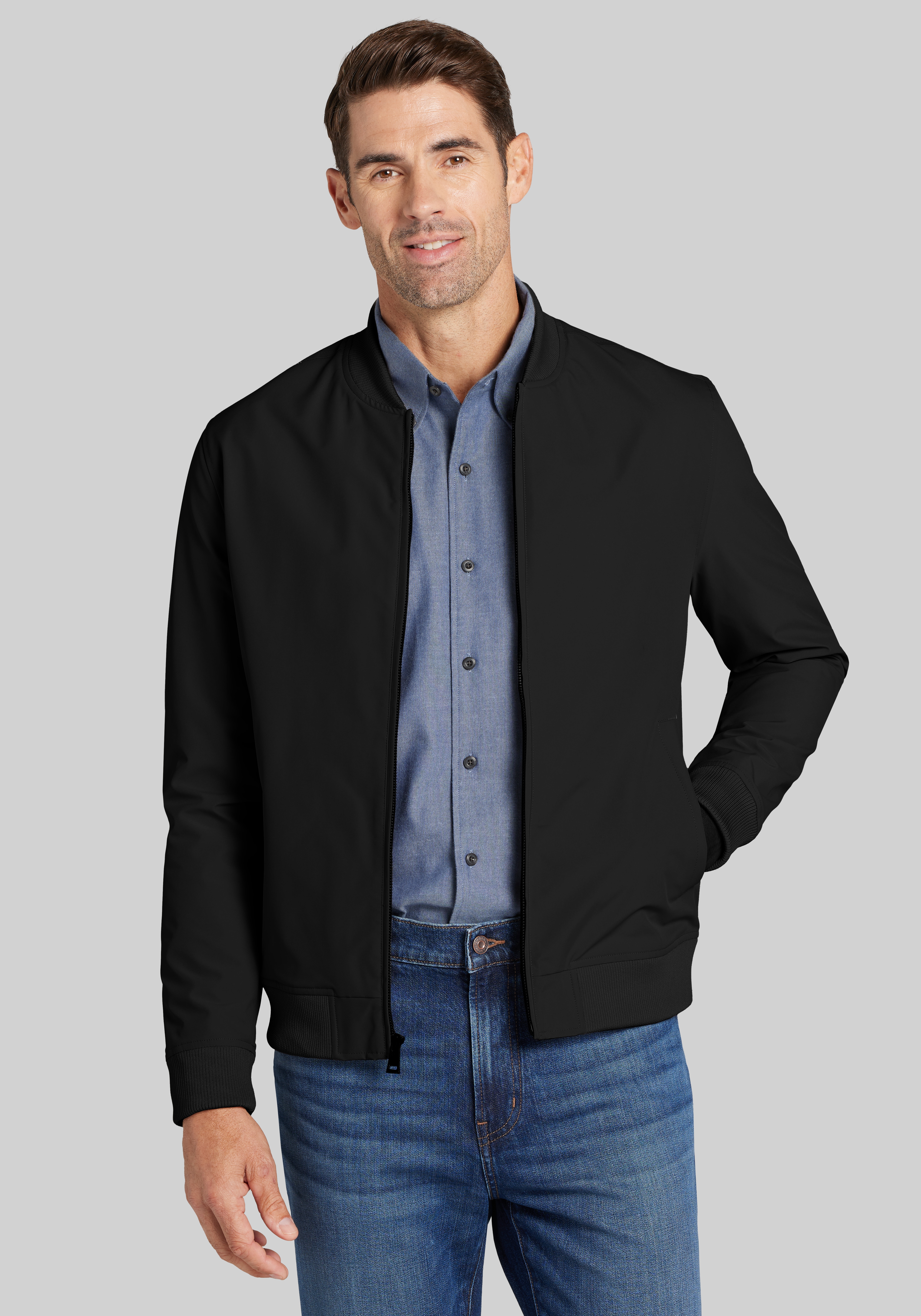 1905 Collection Tailored Fit Opportunity Bomber Jacket