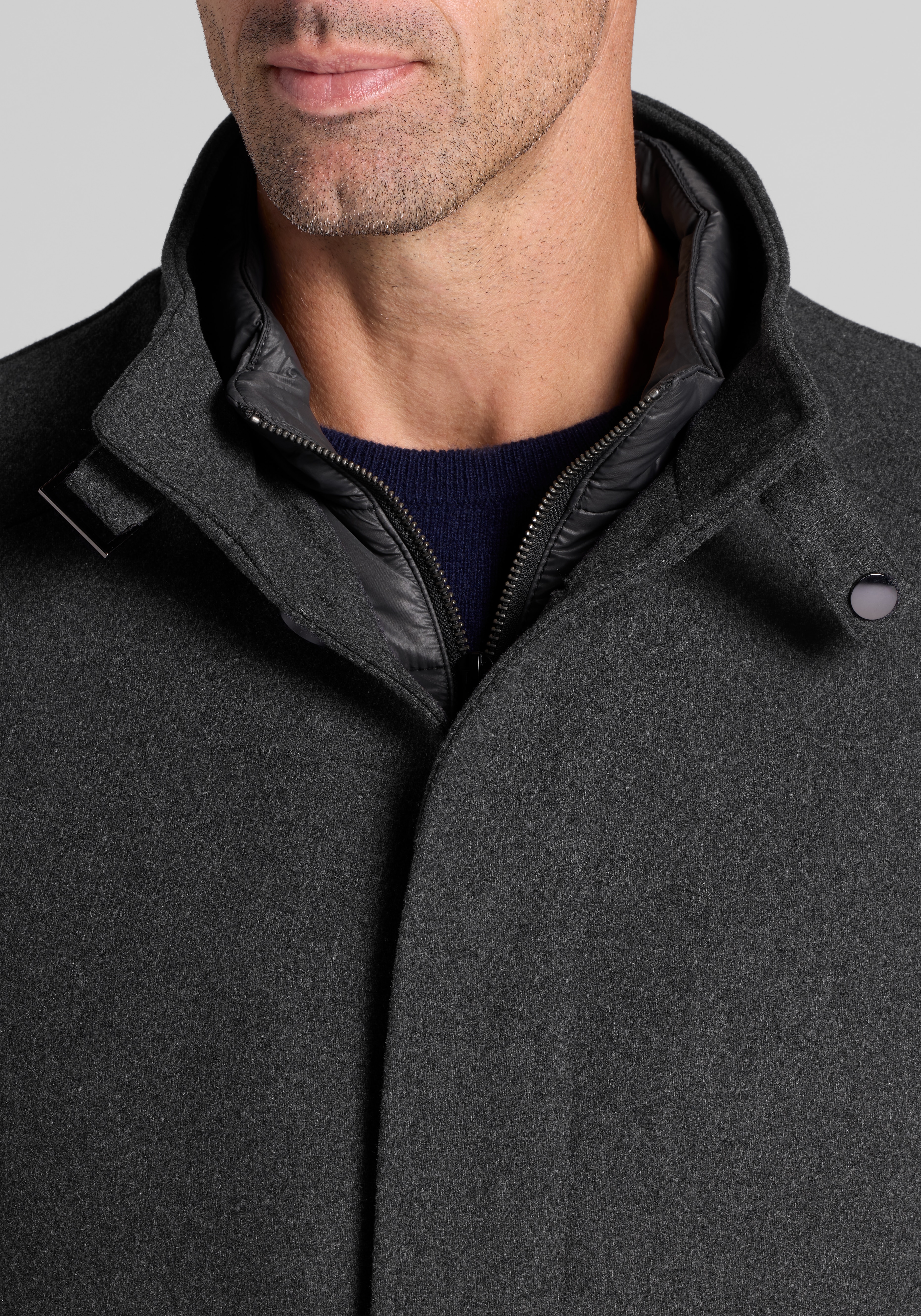 Jos. A. Bank Tailored Fit Modern Classic Car Coat