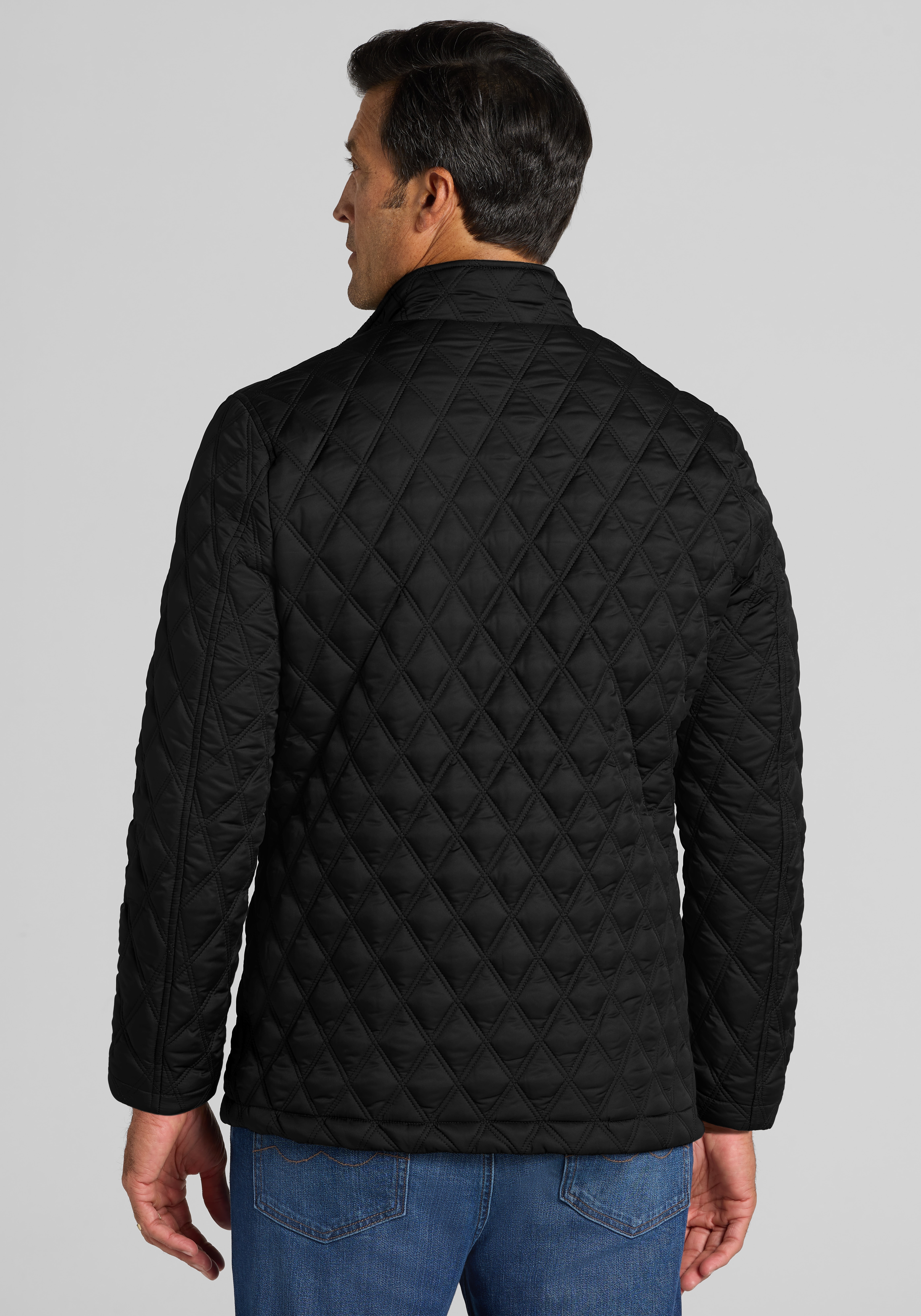 Jos. A. Bank Tailored Fit Quilted Carcoat