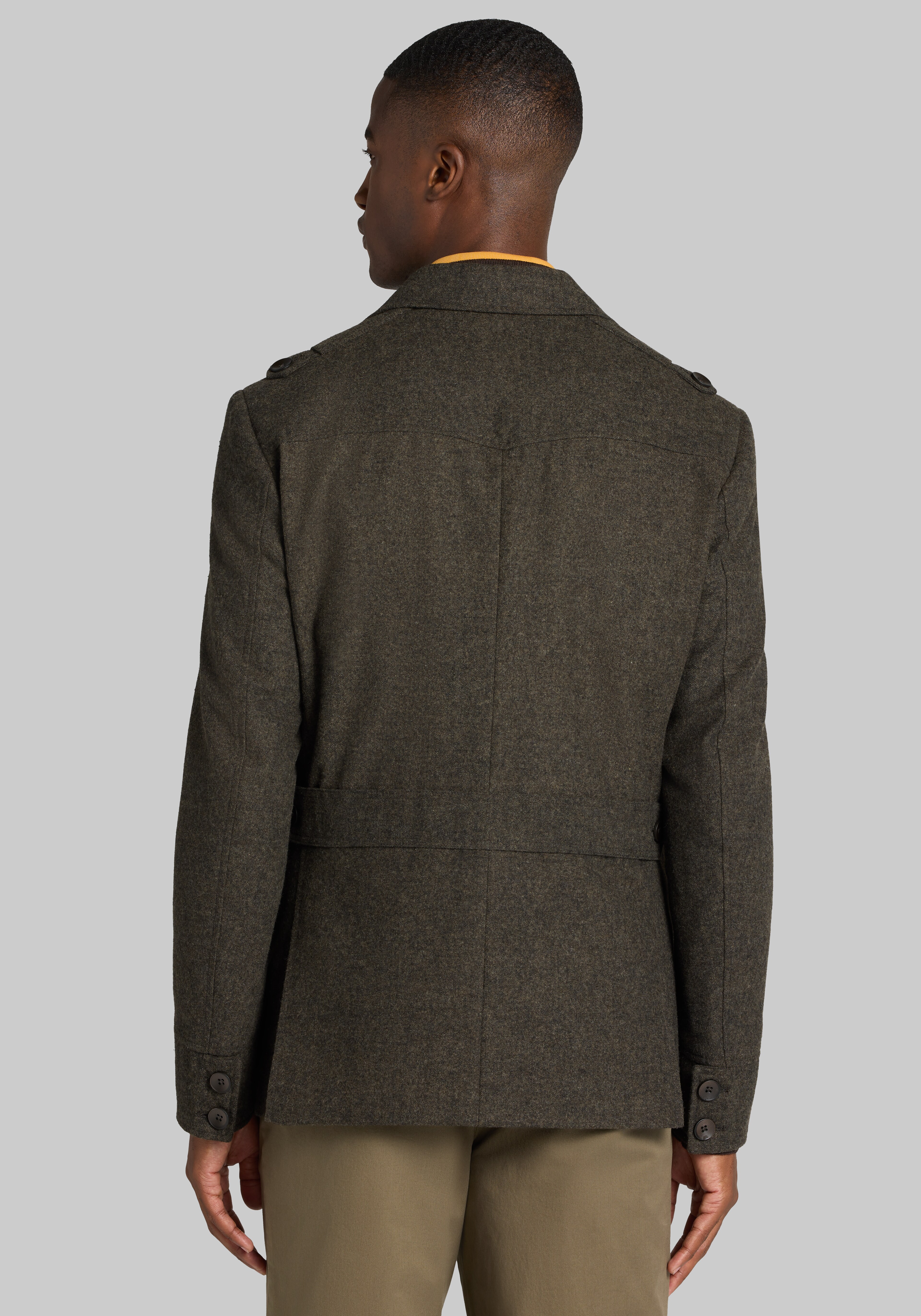 Paisley & Gray Tweed Utility Jacket Blazer