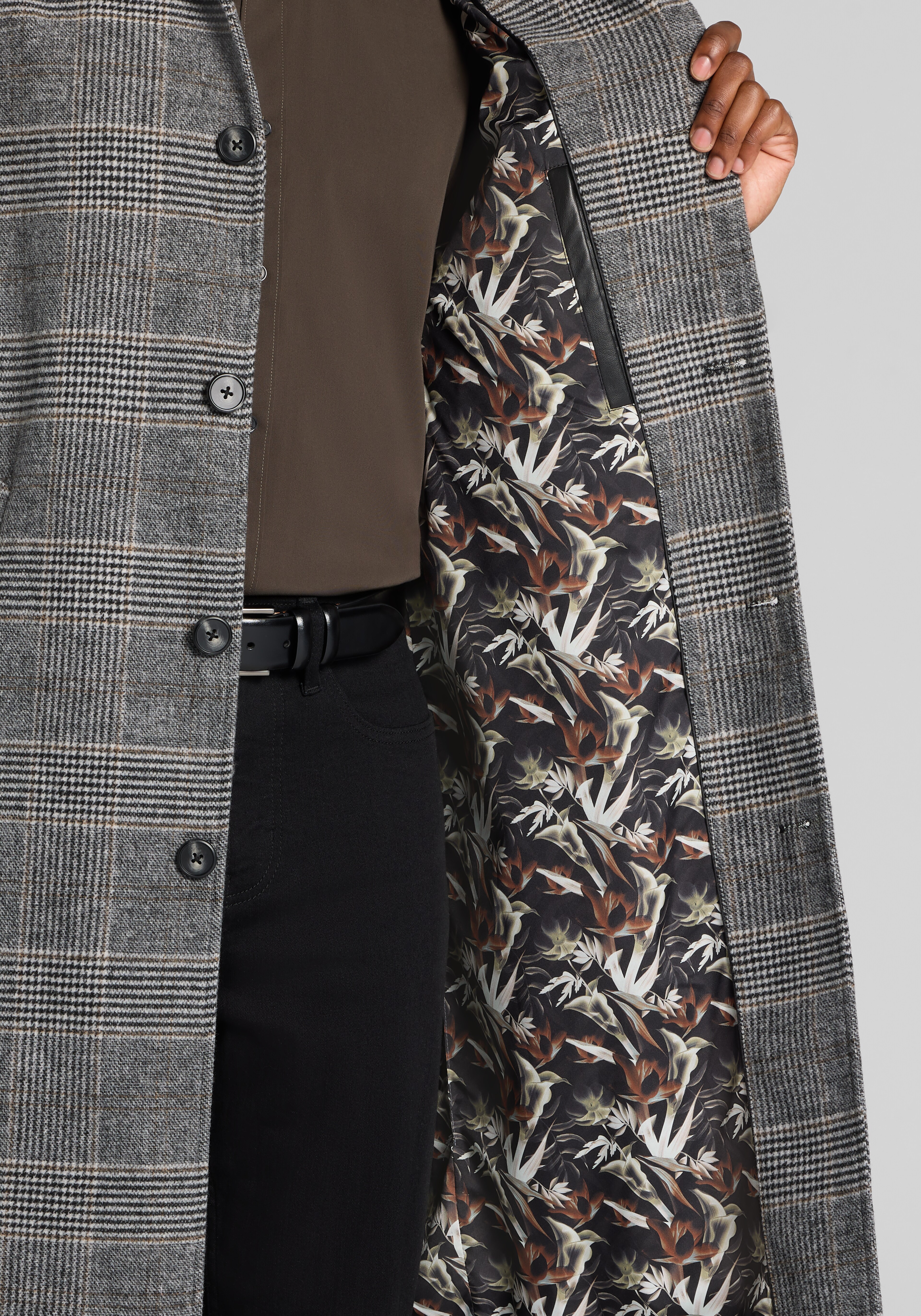 Paisley & Gray Military Overcoat