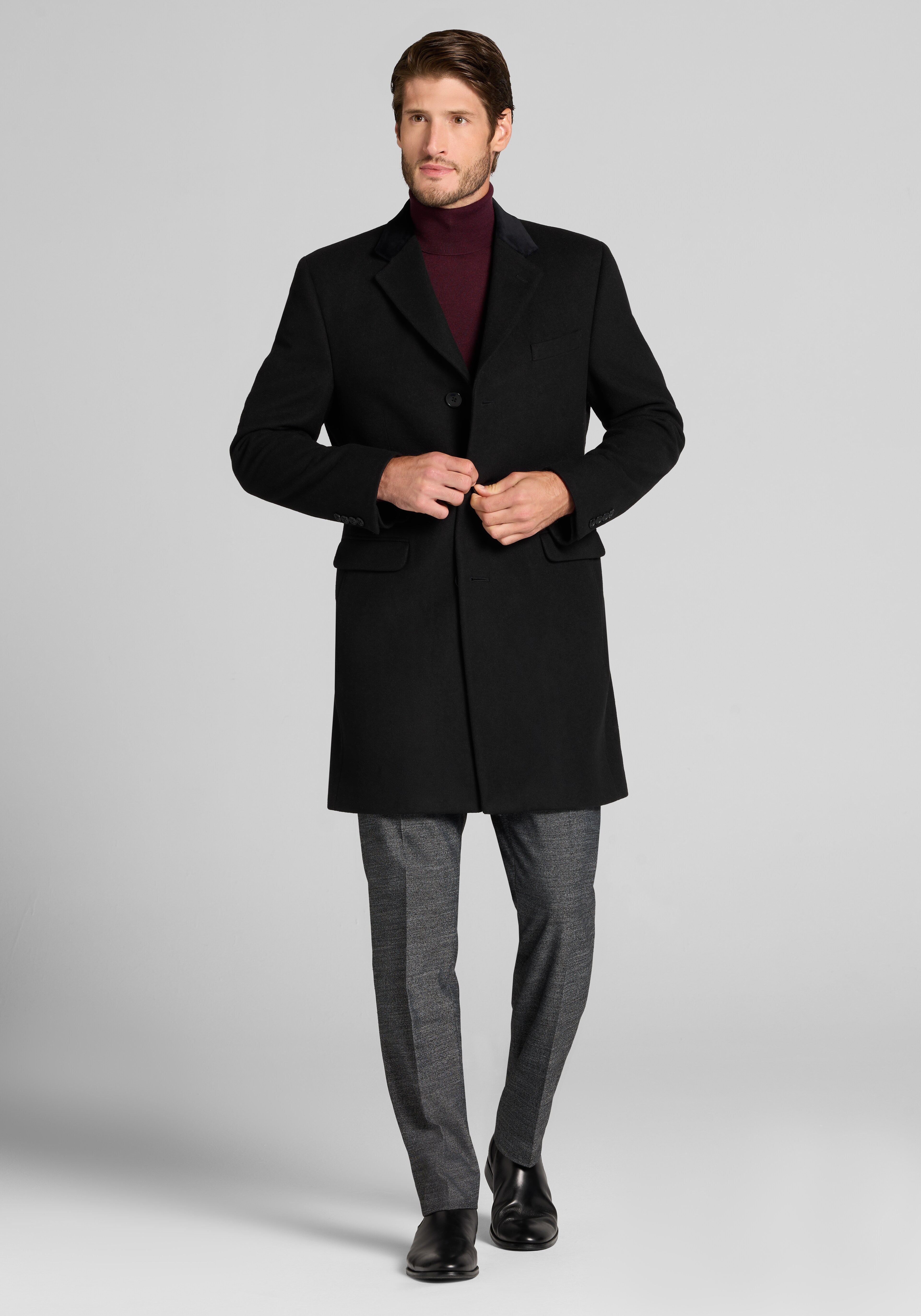 Jos. A. Bank Tailored Fit Chesterfield Topcoat