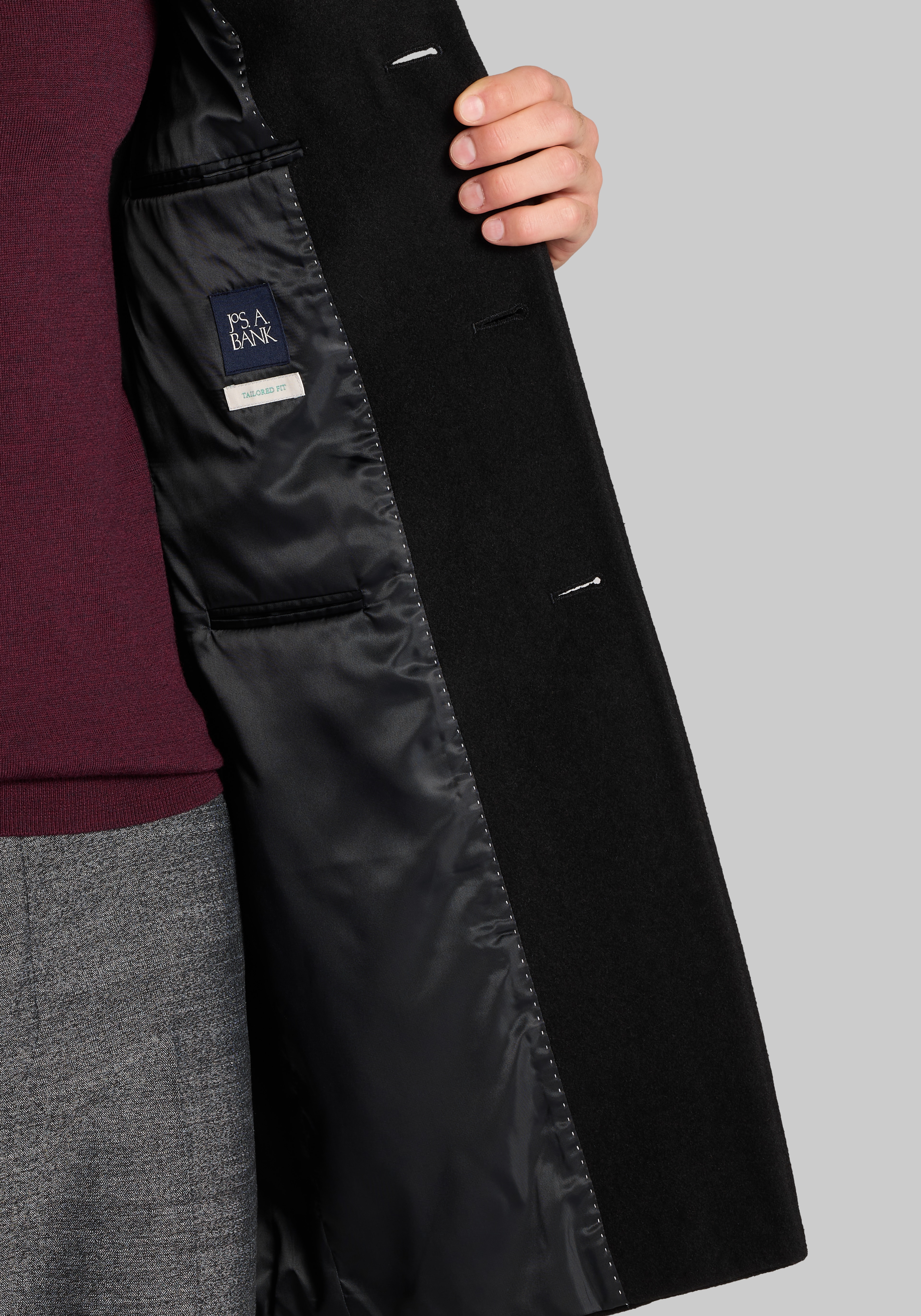 Jos. A. Bank Tailored Fit Chesterfield Topcoat