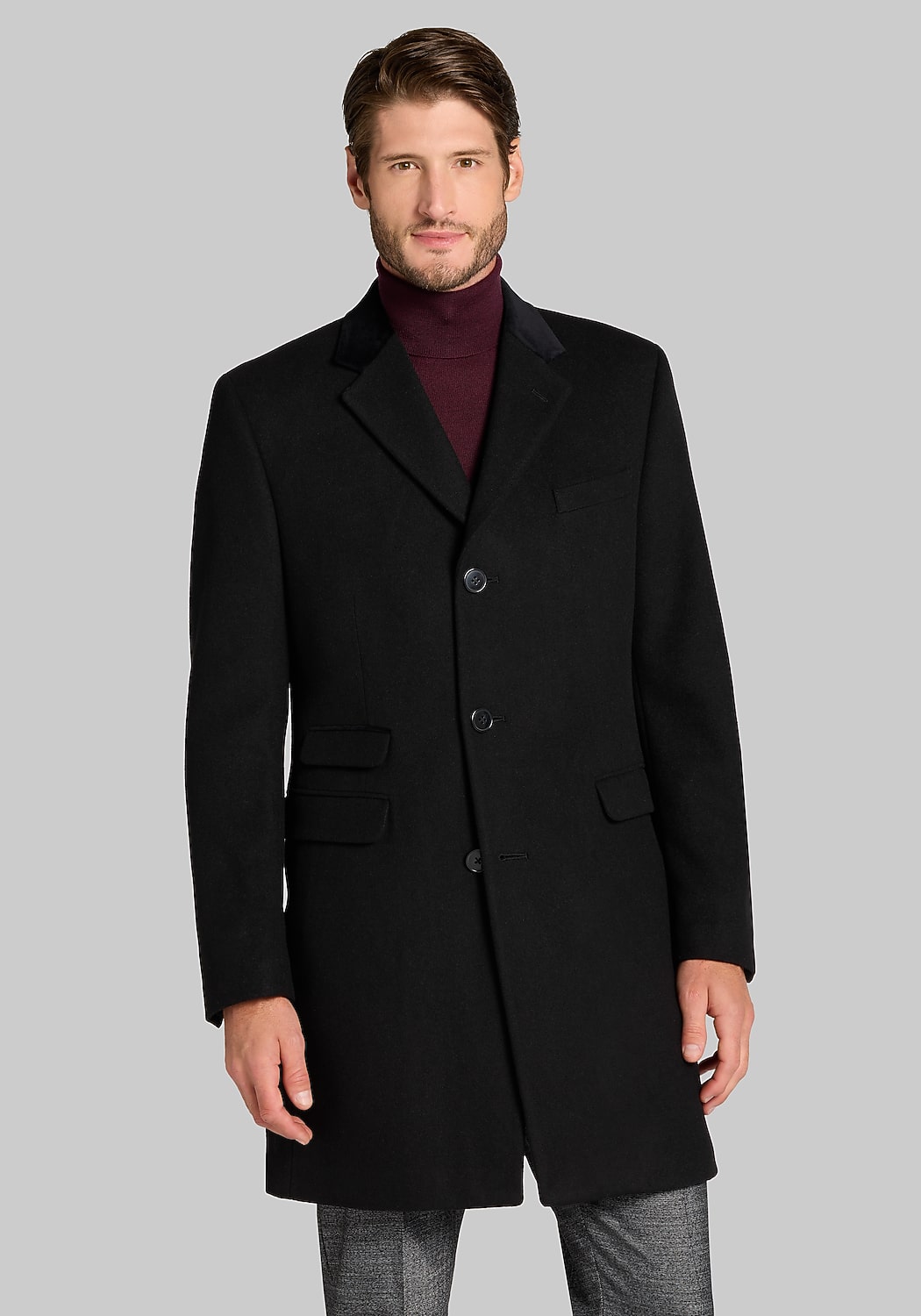 Jos. A. Bank Tailored Fit Chesterfield Topcoat