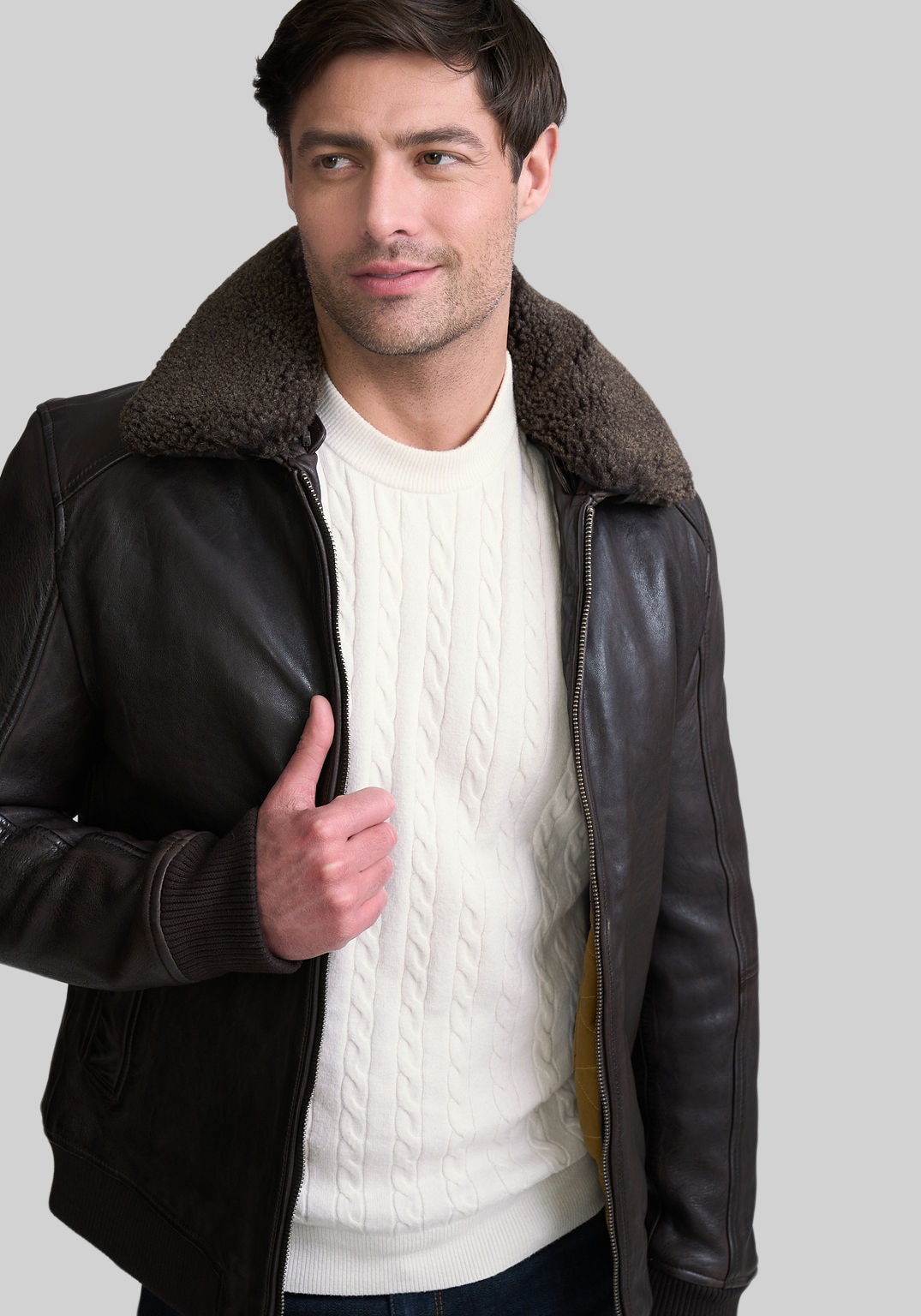 Mauritius Tradition Fit Leather Jacket