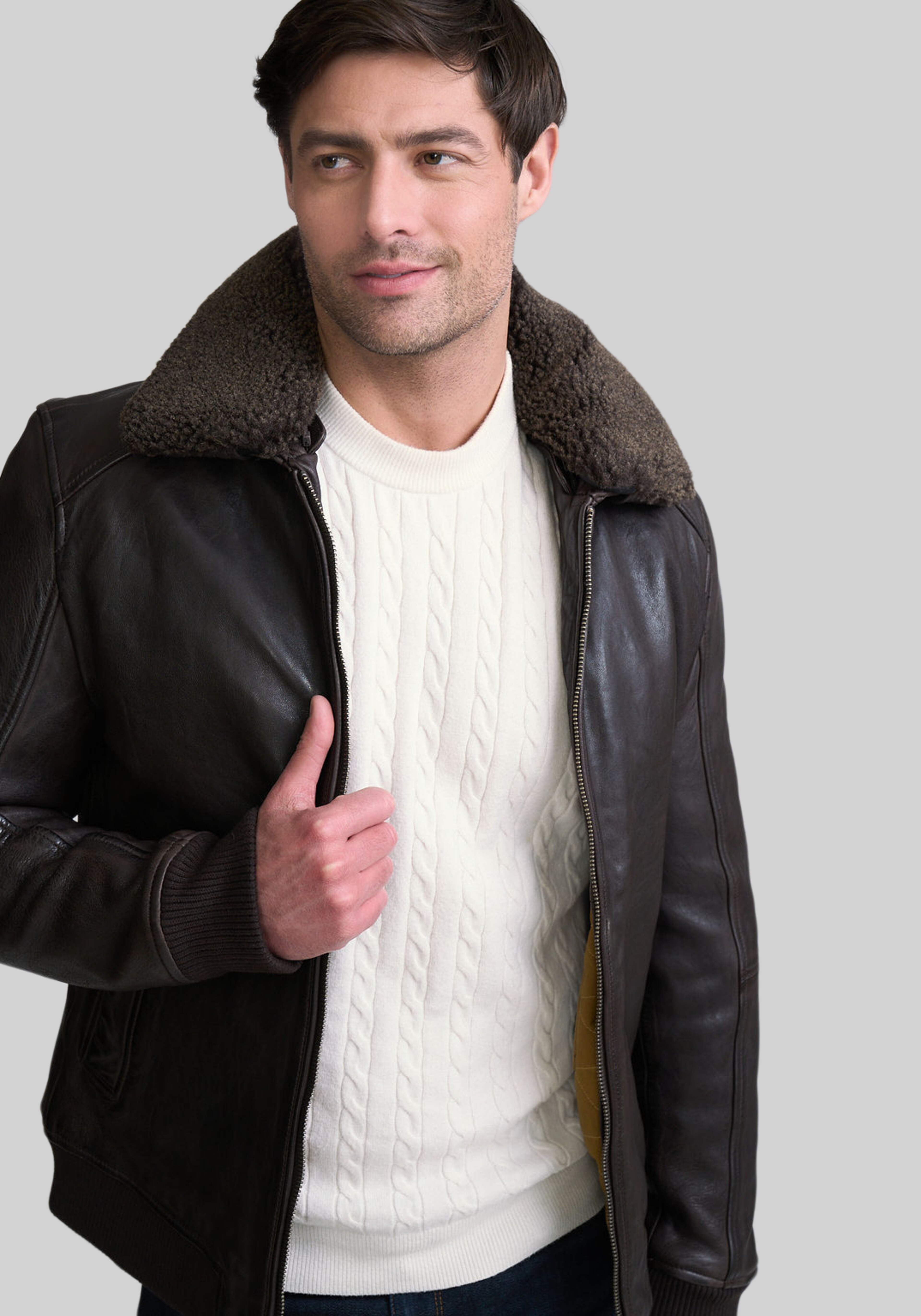 Mauritius Tradition Fit Leather Jacket