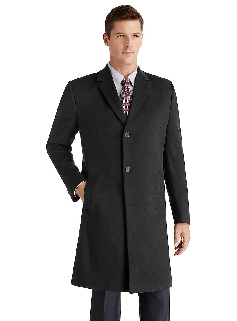 Joseph A. Bank Tailored Fit Overcoat - Big & Tall - All Big & Tall ...