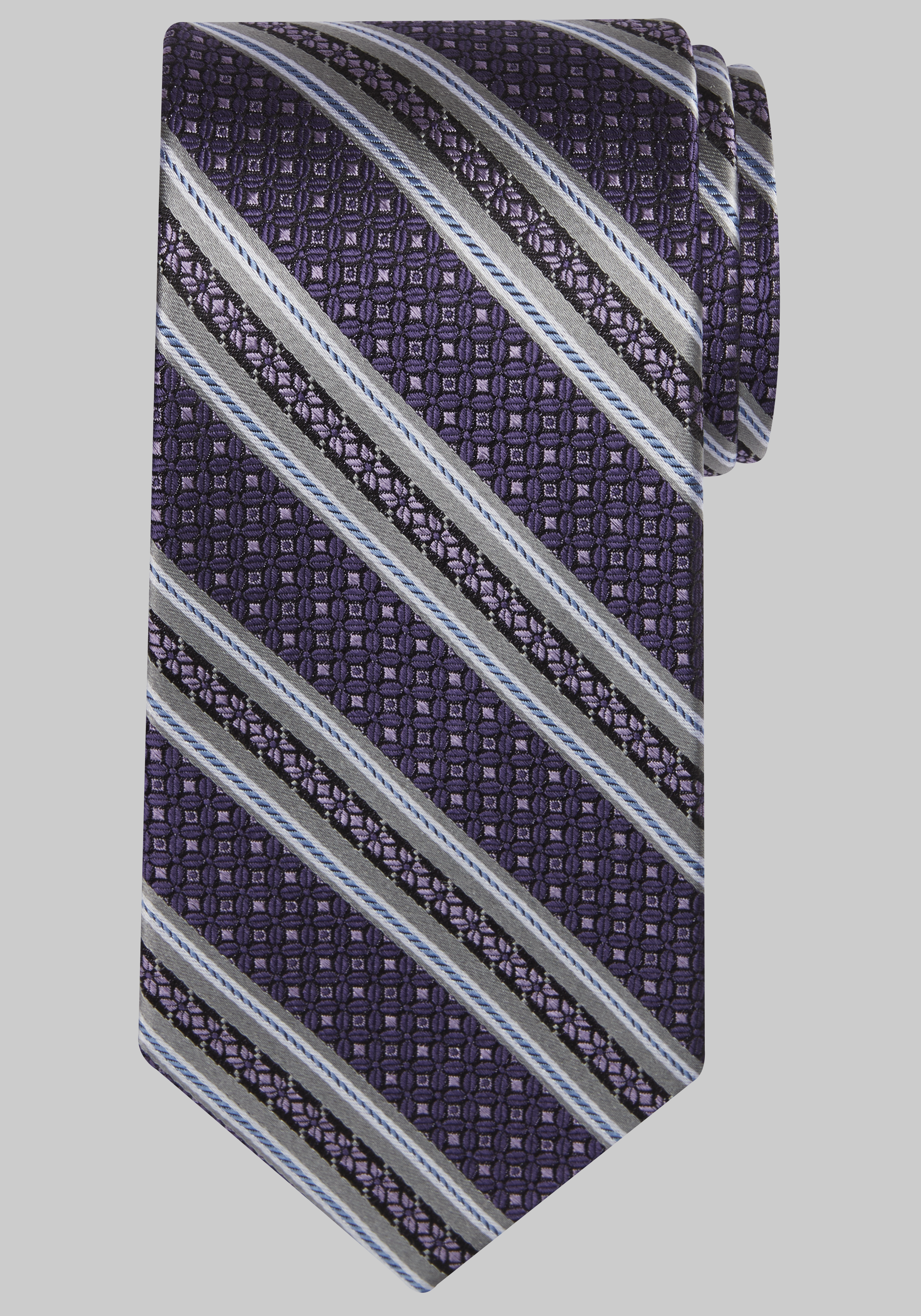 Men's CLEARANCE, Reserve Collection Textured Stripe Tie CLEARANCE - Jos A Bank
