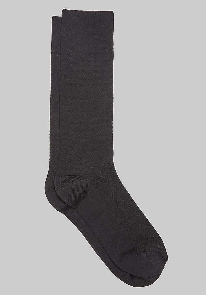black dress socks for tuxedo Black Tuxedo Silk Socks main image 0
