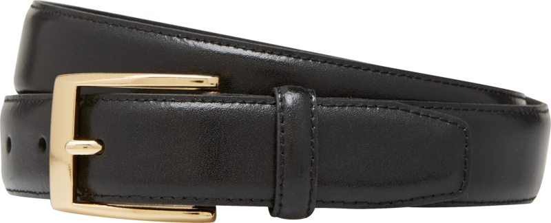 JoS. A. Bank Men's Calfskin Leather Belt, Black, SIZE 34