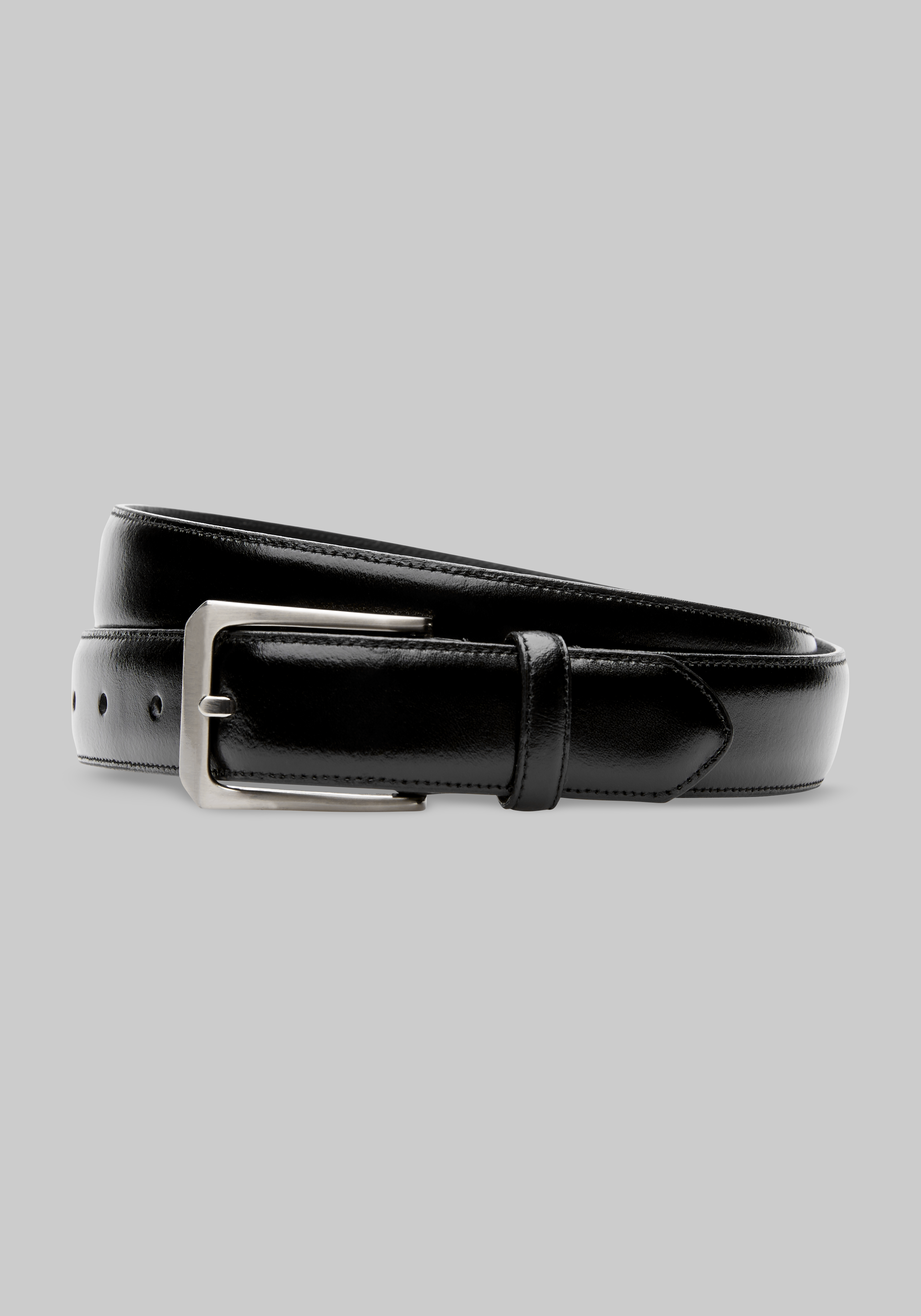 Jos. A. Bank Glazed Leather Belt - Long