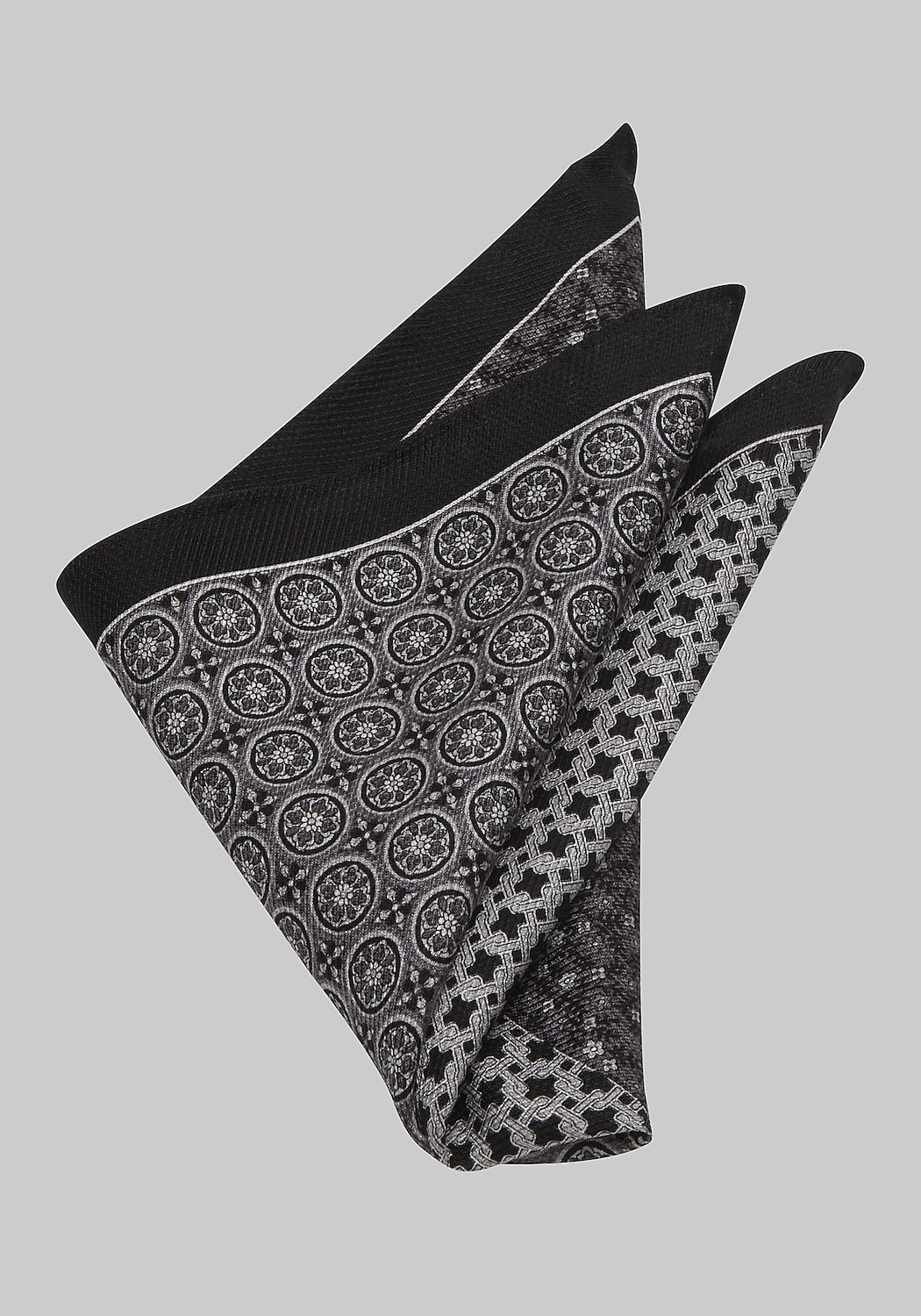 Jos. A. Bank Four Pattern Pocket Square CLEARANCE