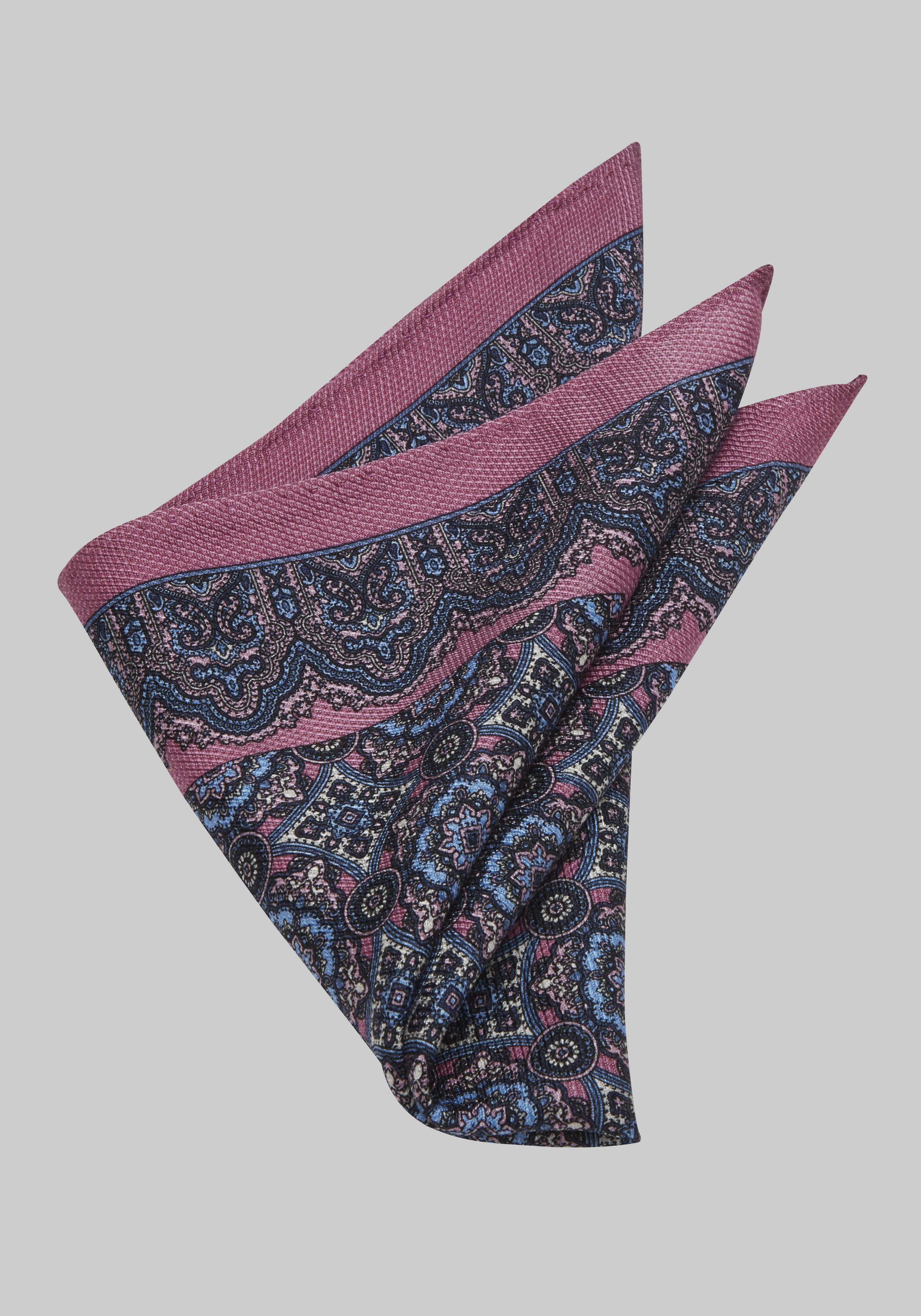 Men's Accessories, Jos. A. Bank Medallion Pocket Square - Jos A Bank