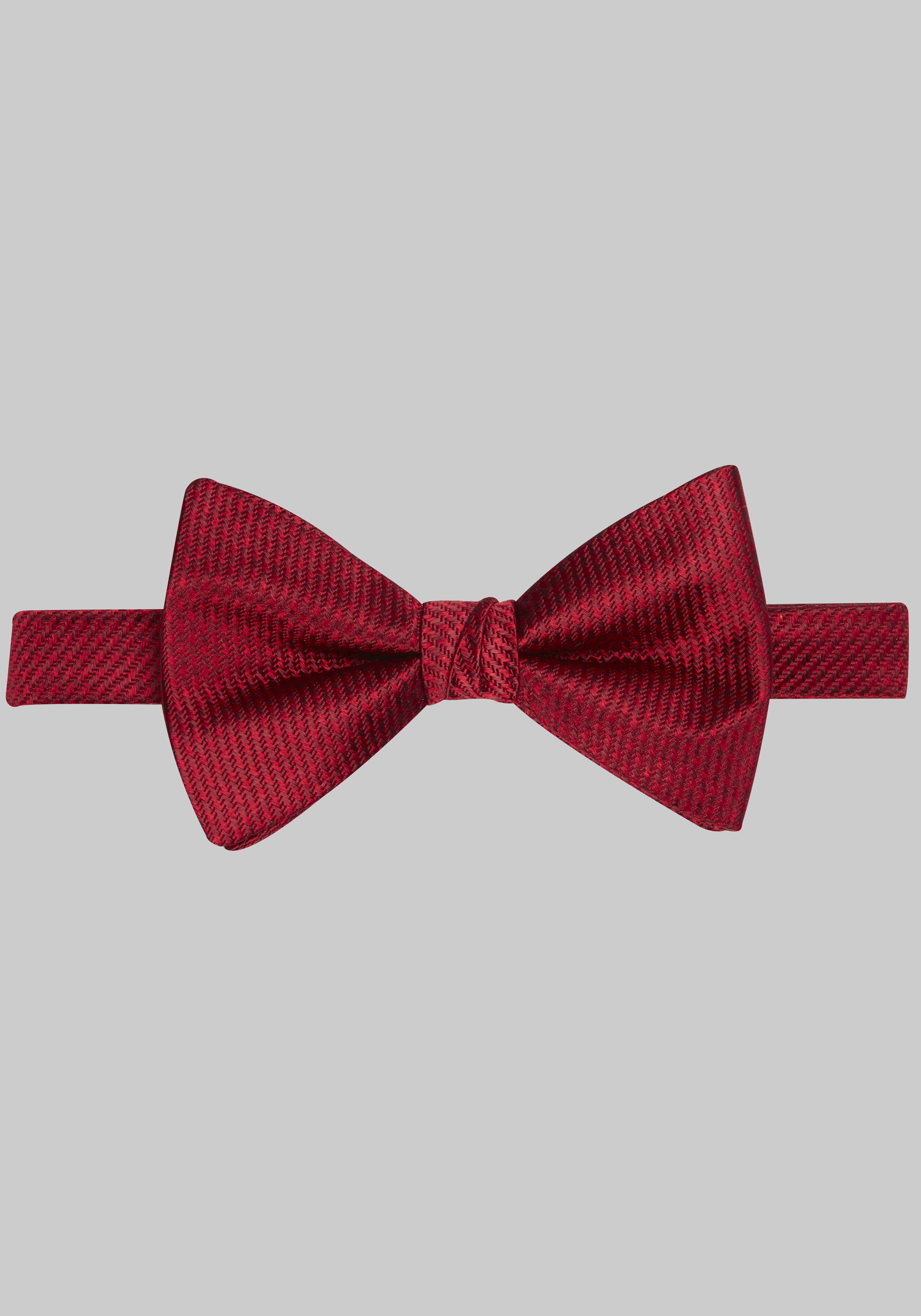 Men's Accessories, Jos. A. Bank Houndstooth Pre-Tied Bow Tie - Jos A Bank