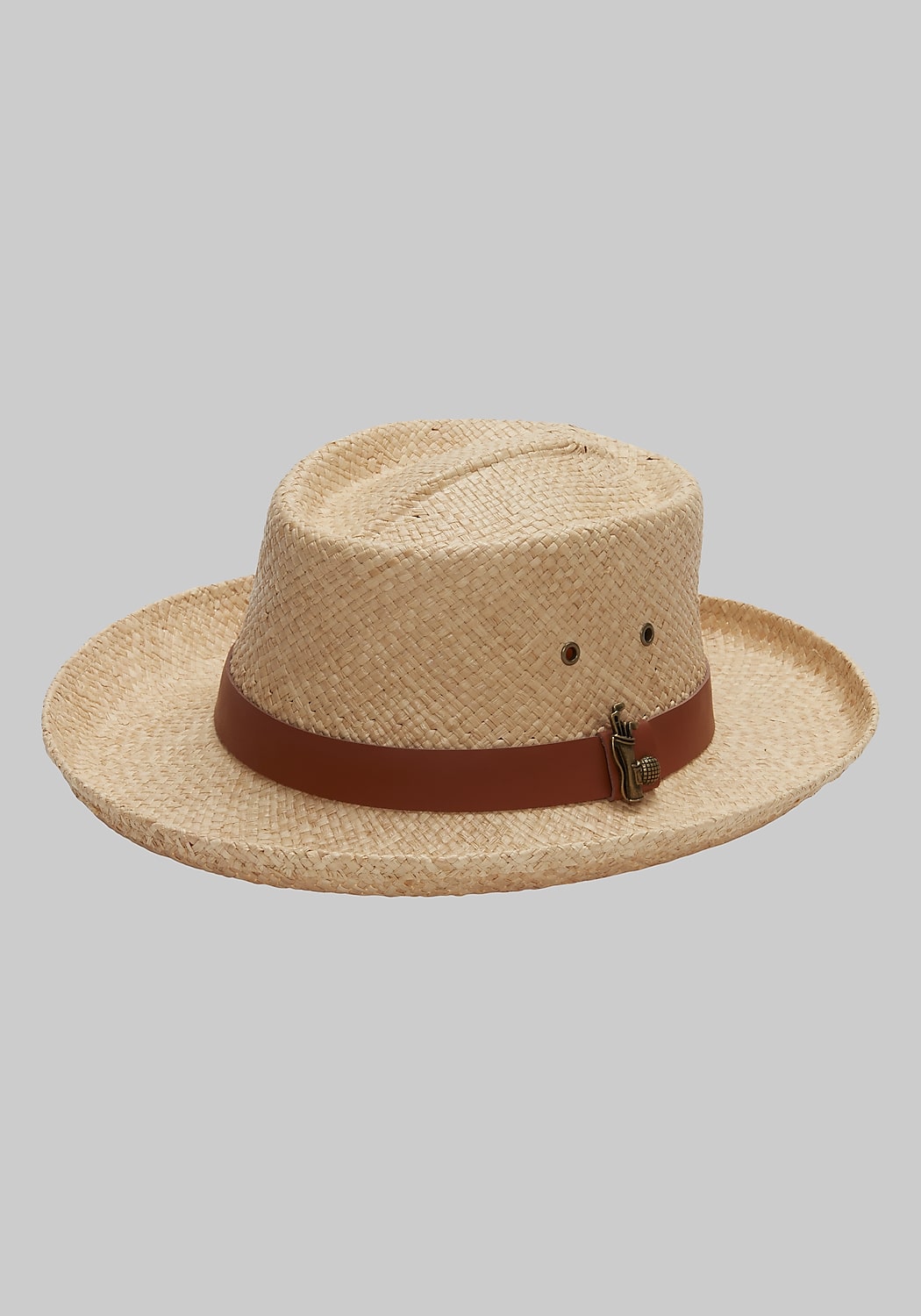 Jos. A. Bank Raffia Gambler Fedora CLEARANCE