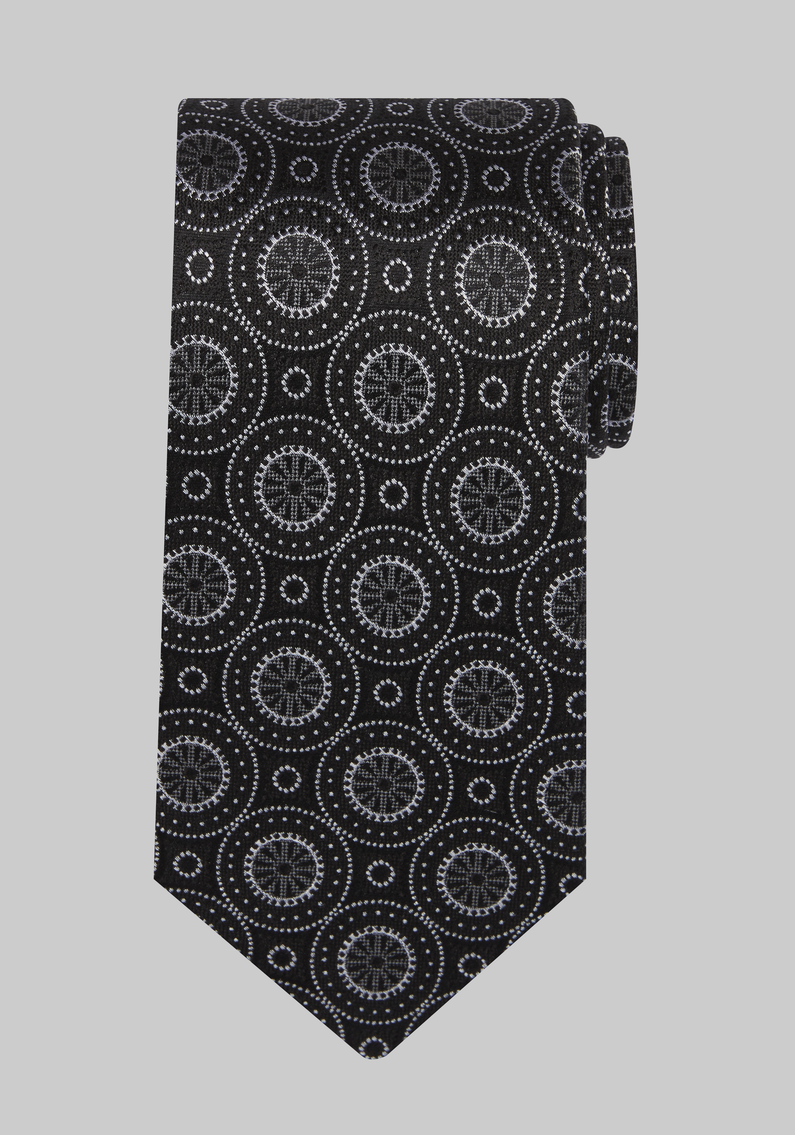 Men's CLEARANCE, Reserve Collection Textured Medallion Tie CLEARANCE - Jos A Bank