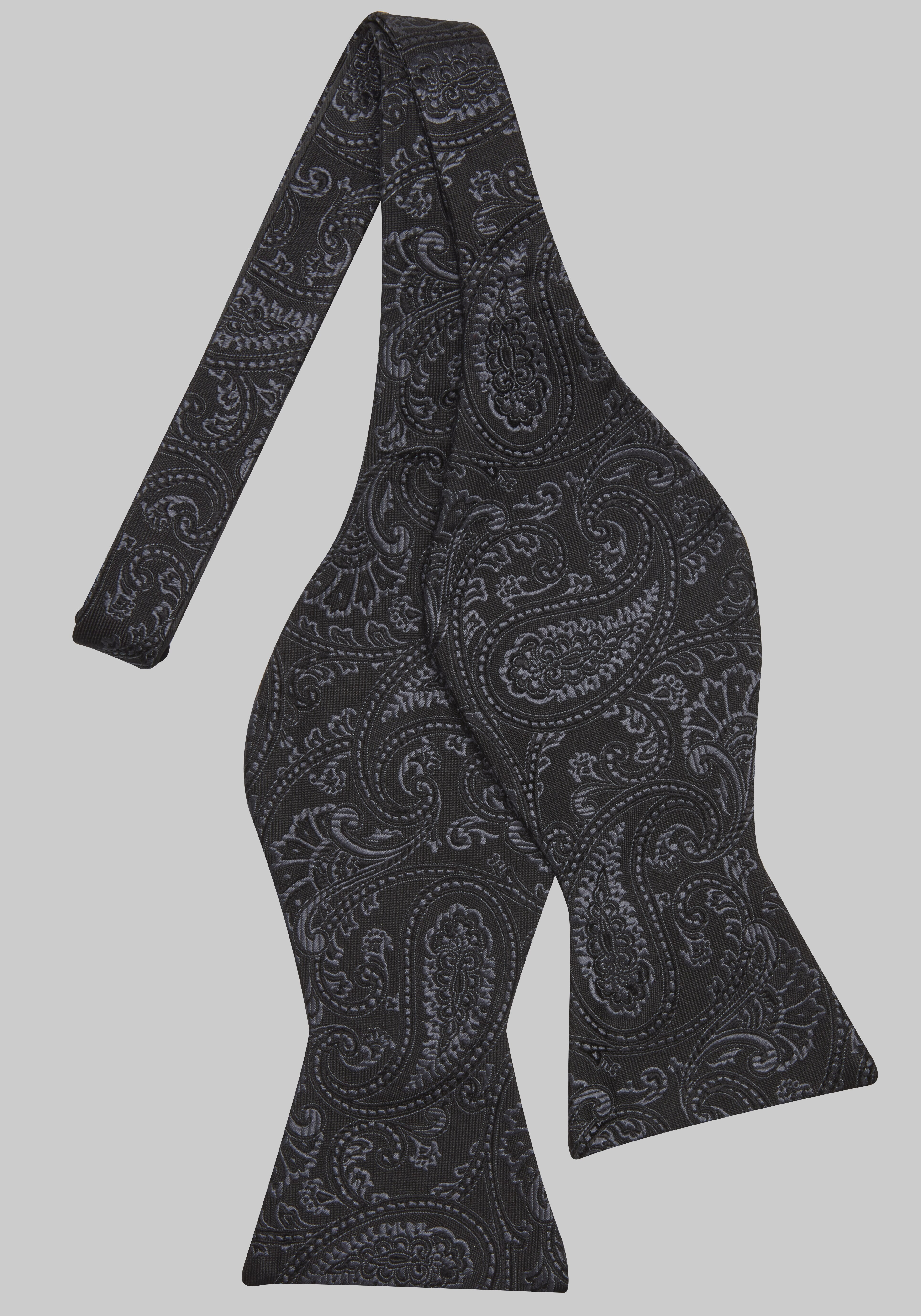 Jos. A. Bank Tonal Paisley Satin Self-Tie Bow Tie CLEARANCE
