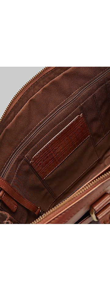 Jos. A. Bank Slim Leather Briefcase - All Accessories | Jos A Bank