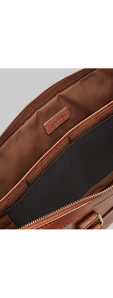 Jos. A. Bank Slim Leather Briefcase - All Accessories | Jos A Bank