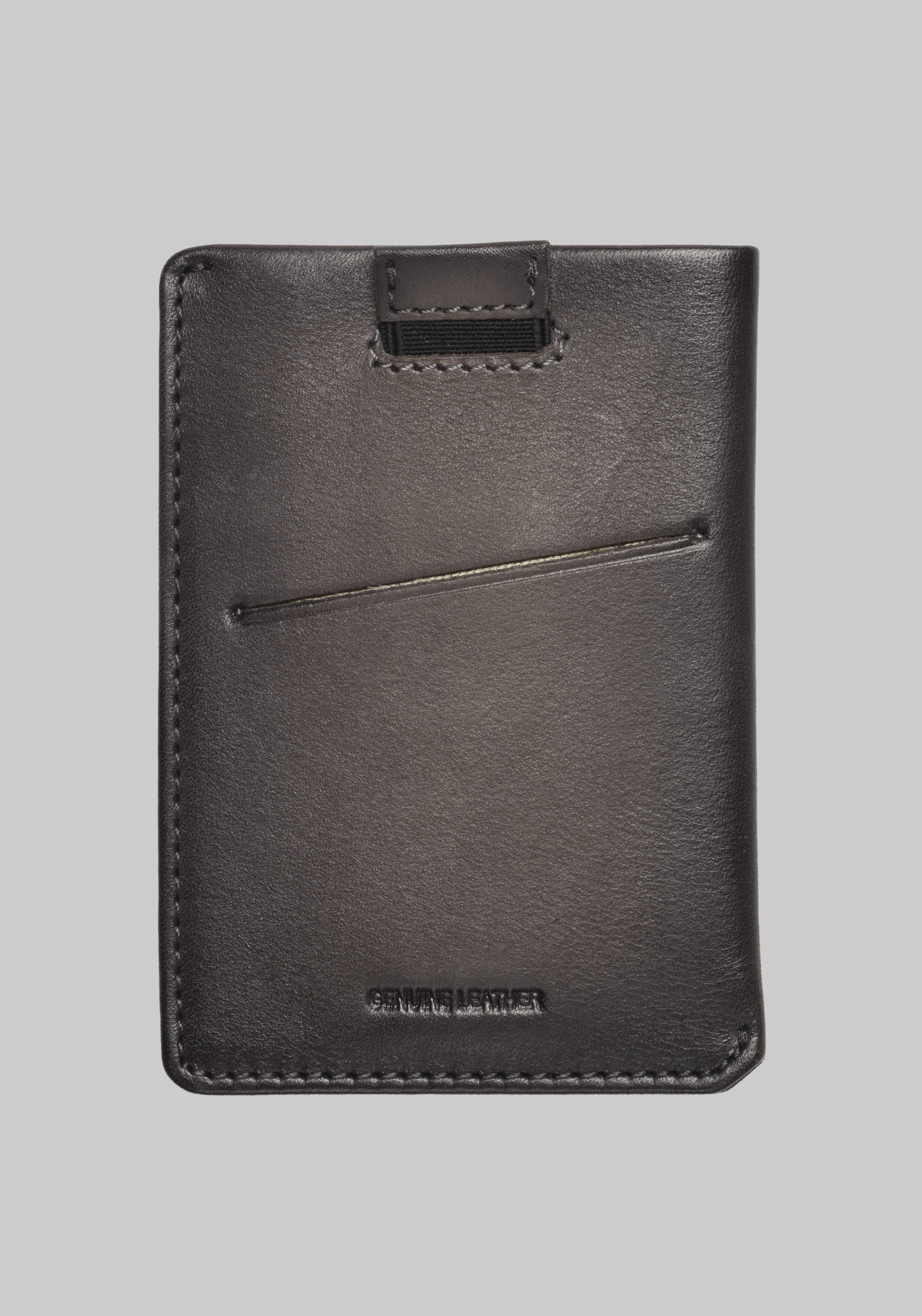 Jos. A. Bank Bi-Fold Leather Card Case With Pull Tab CLEARANCE