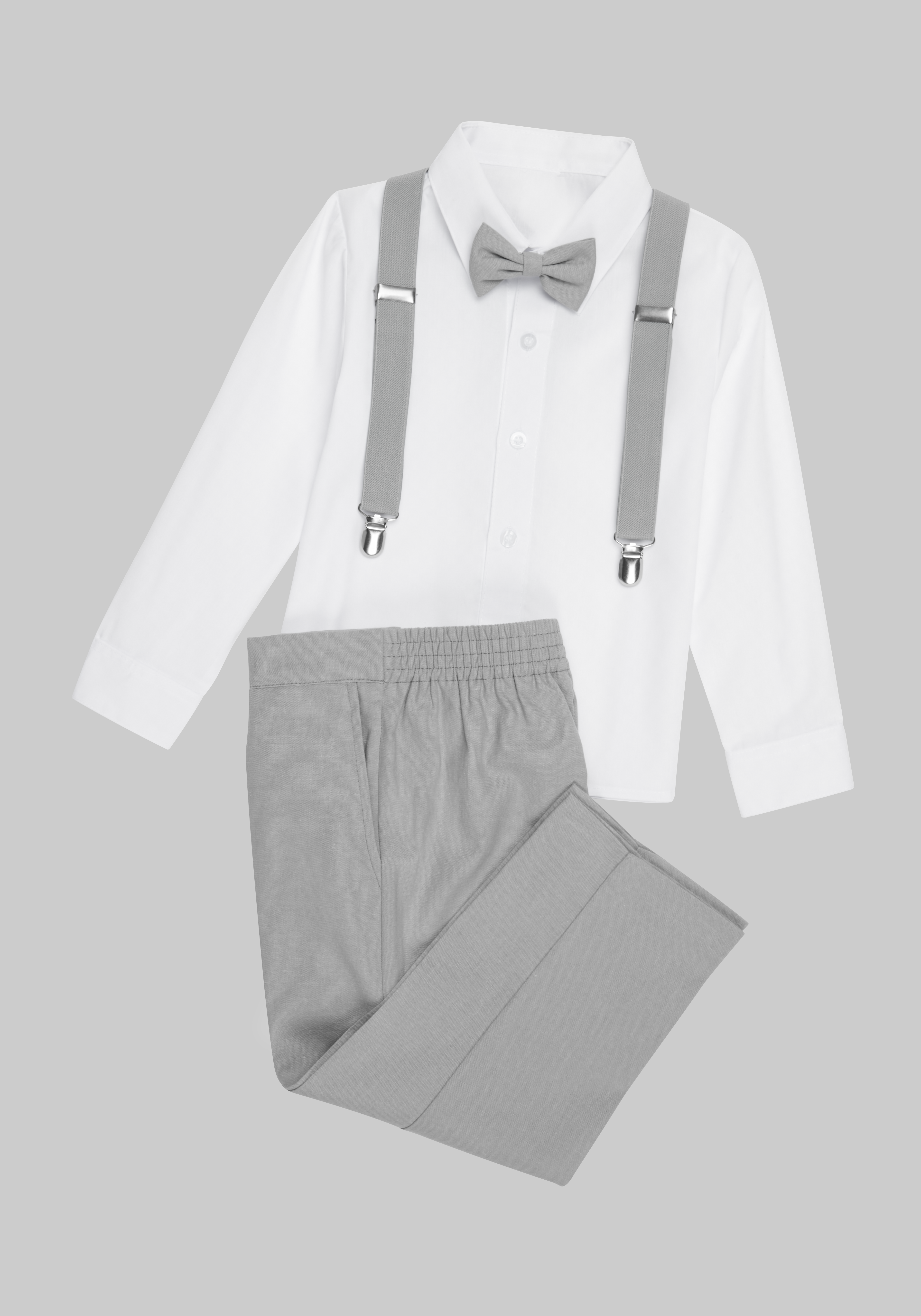 Peanut Butter Collection Barn Safari Line 4-Piece Toddler Boys Suit Set