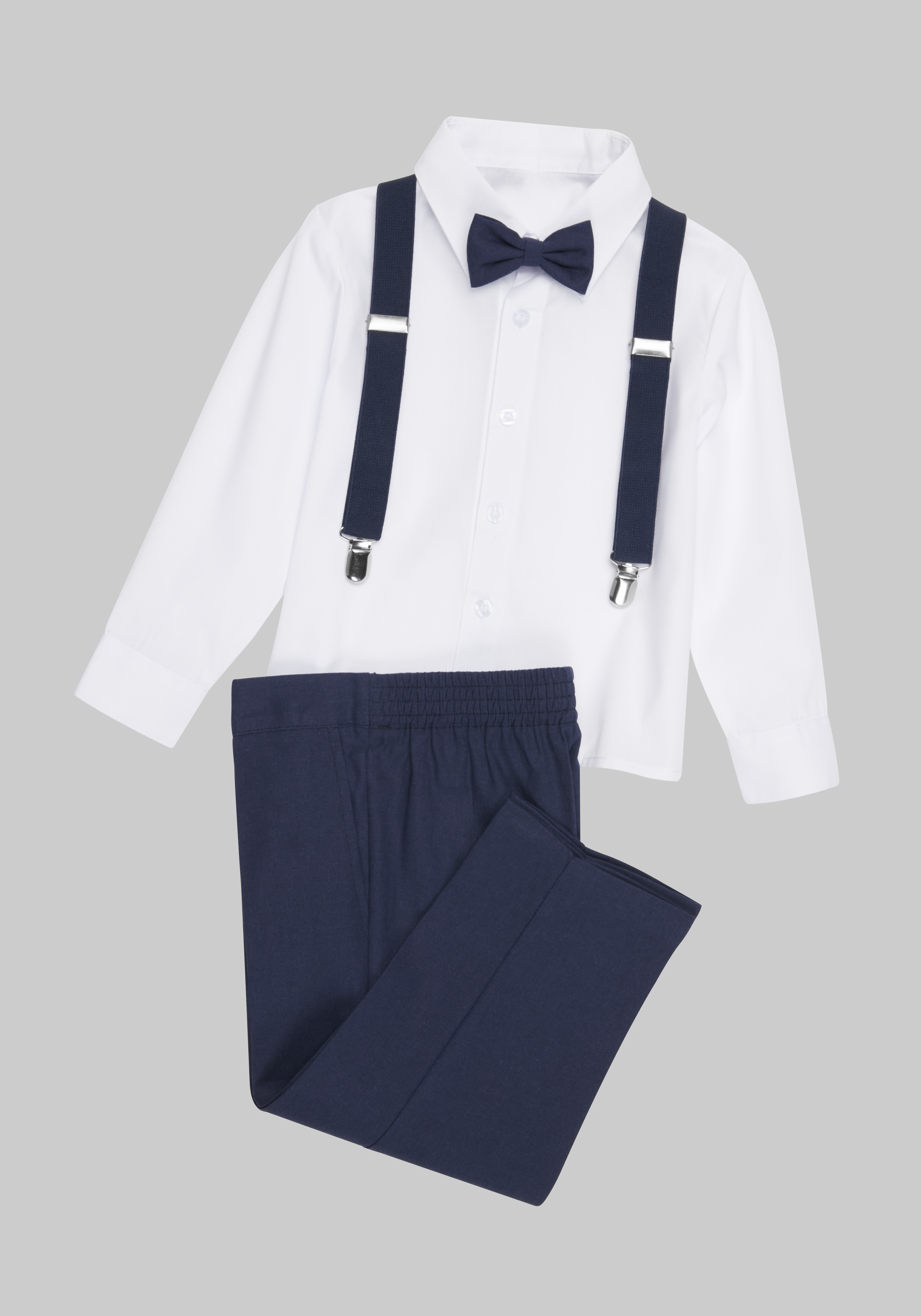 Peanut Butter Collection Barn Safari Line 4-Piece Toddler Boys Suit Set