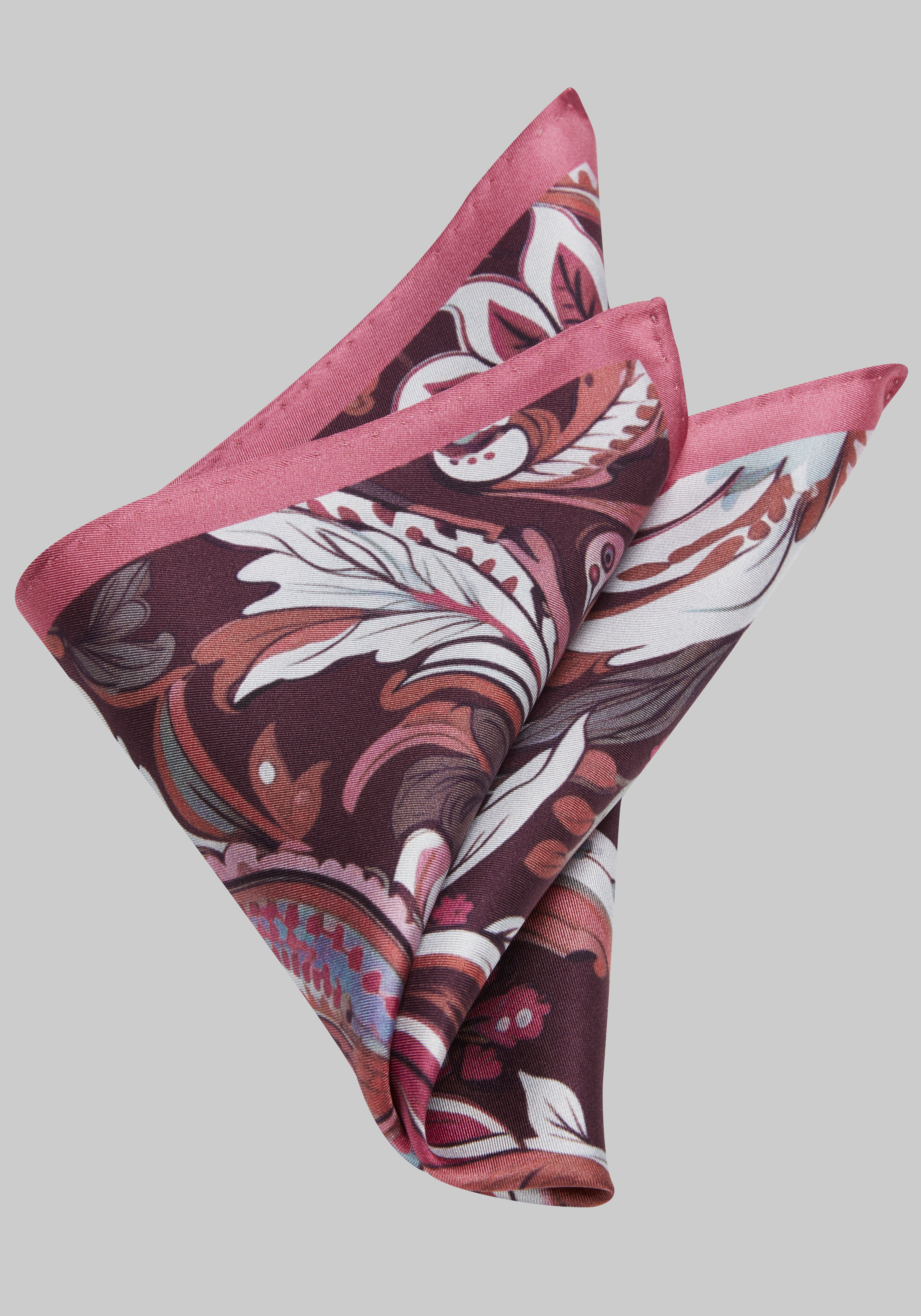 Men's Accessories, Jos. A. Bank Watercolor Silk Pocket Square - Jos A Bank