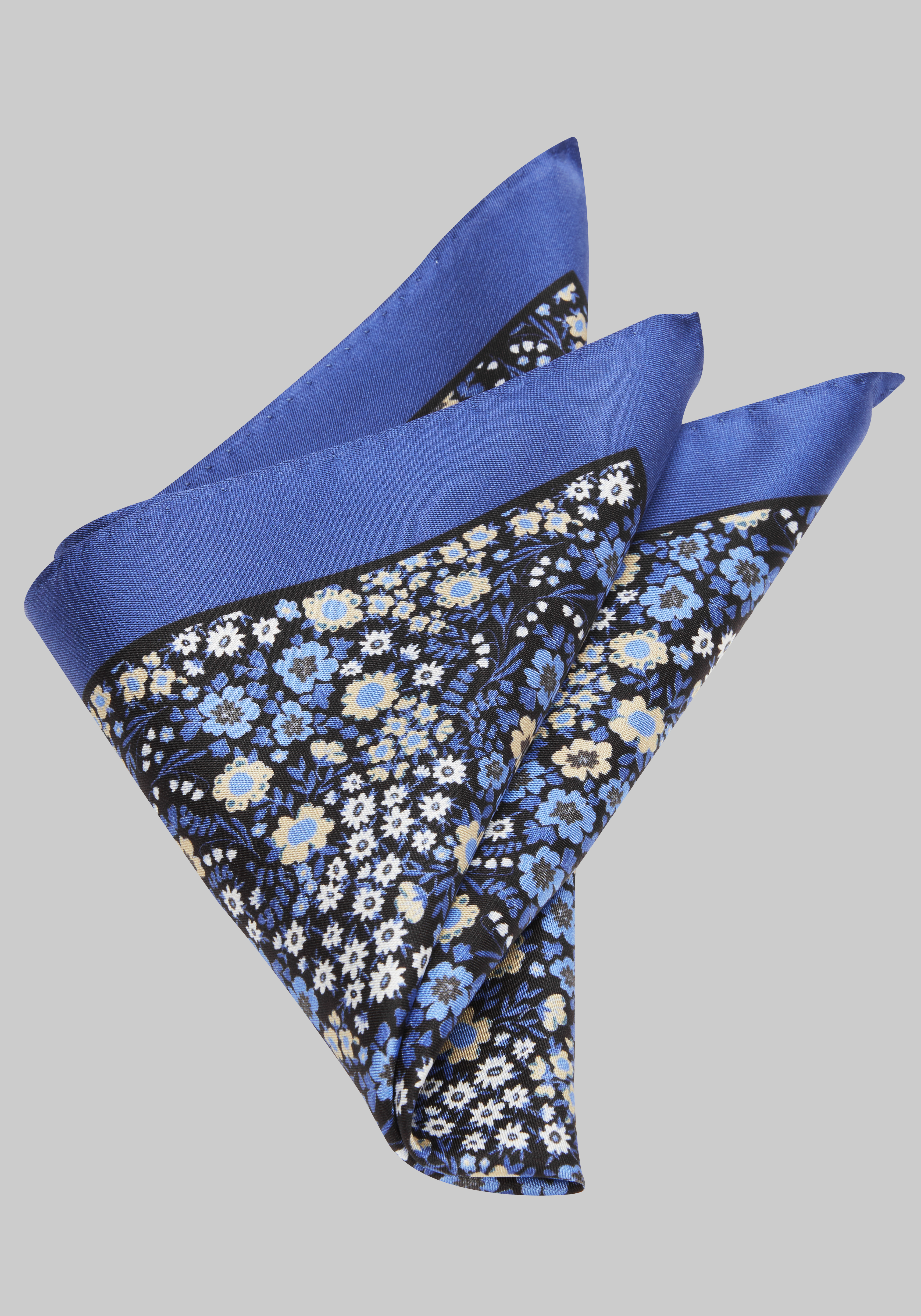 Jos. A. Bank Floral Silk Pocket Square