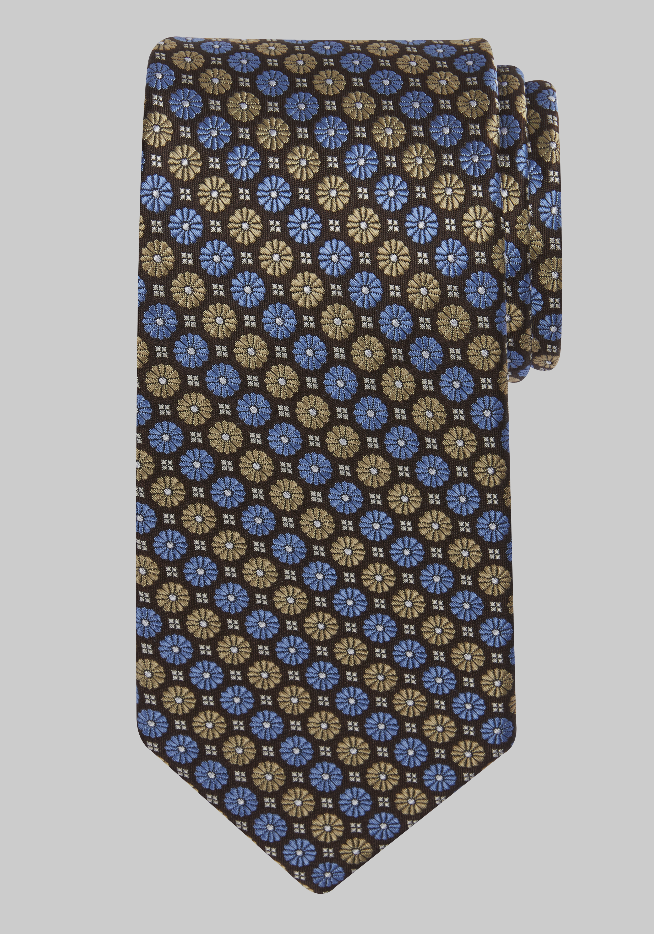 Men's Special Categories, Traveler Collection Floral Stripe Tie - Jos A Bank