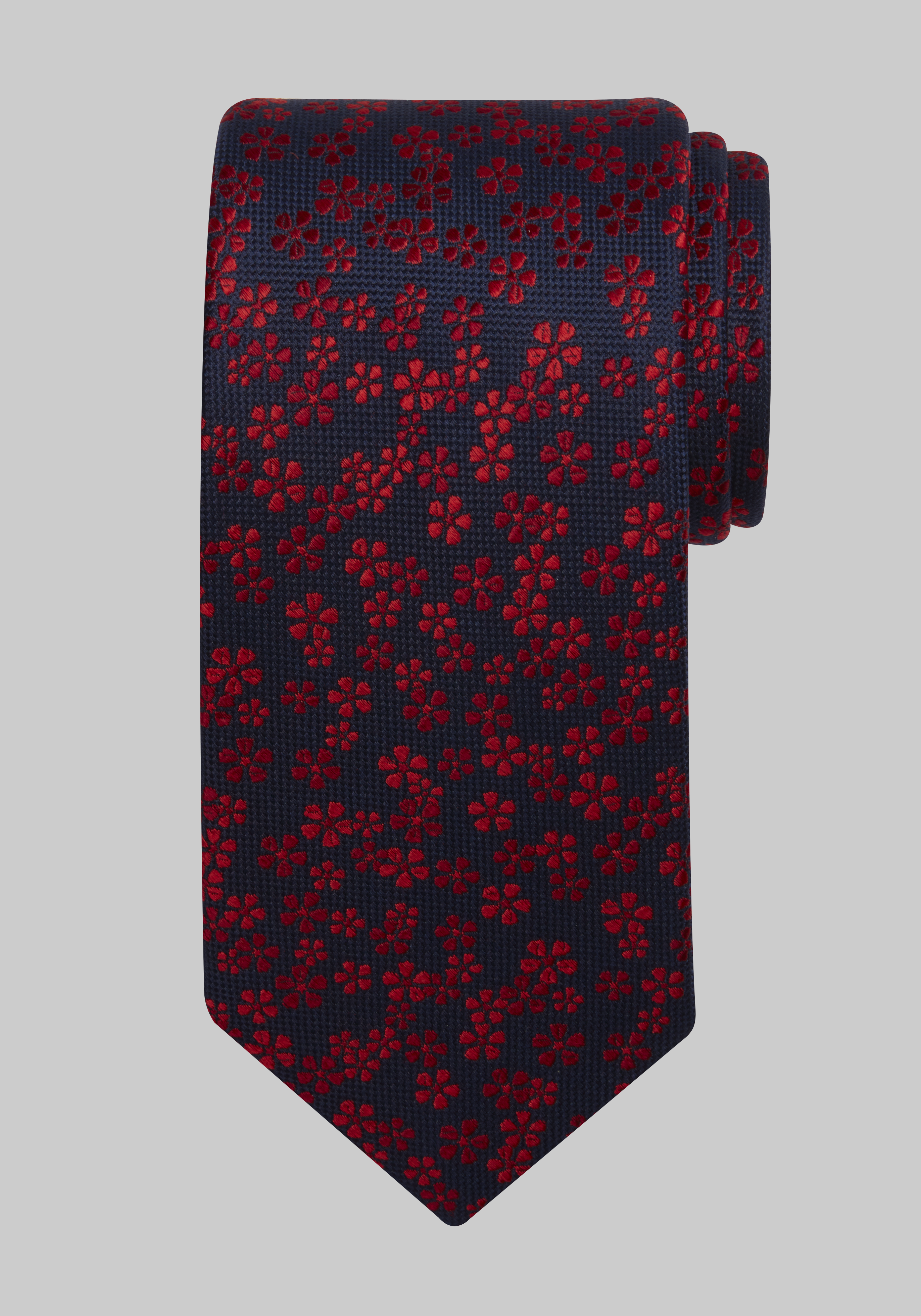 Men's CLEARANCE, Traveler&reg; Collection Modern Floral Tie CLEARANCE - Jos A Bank