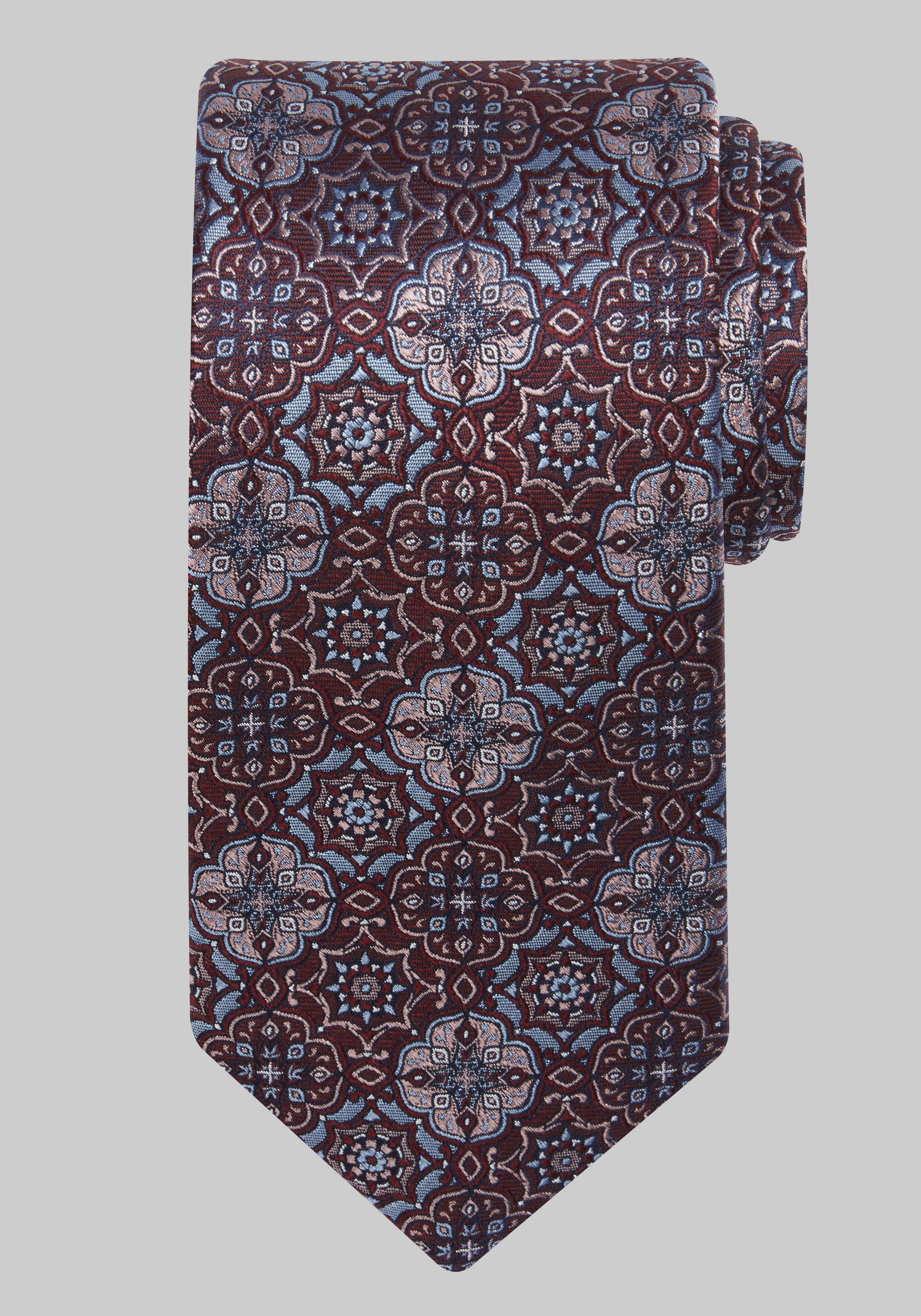 Men's FLYOUT_CATEGORY, Reserve Collection Interlocked Medallion Tie - Long - Jos A Bank