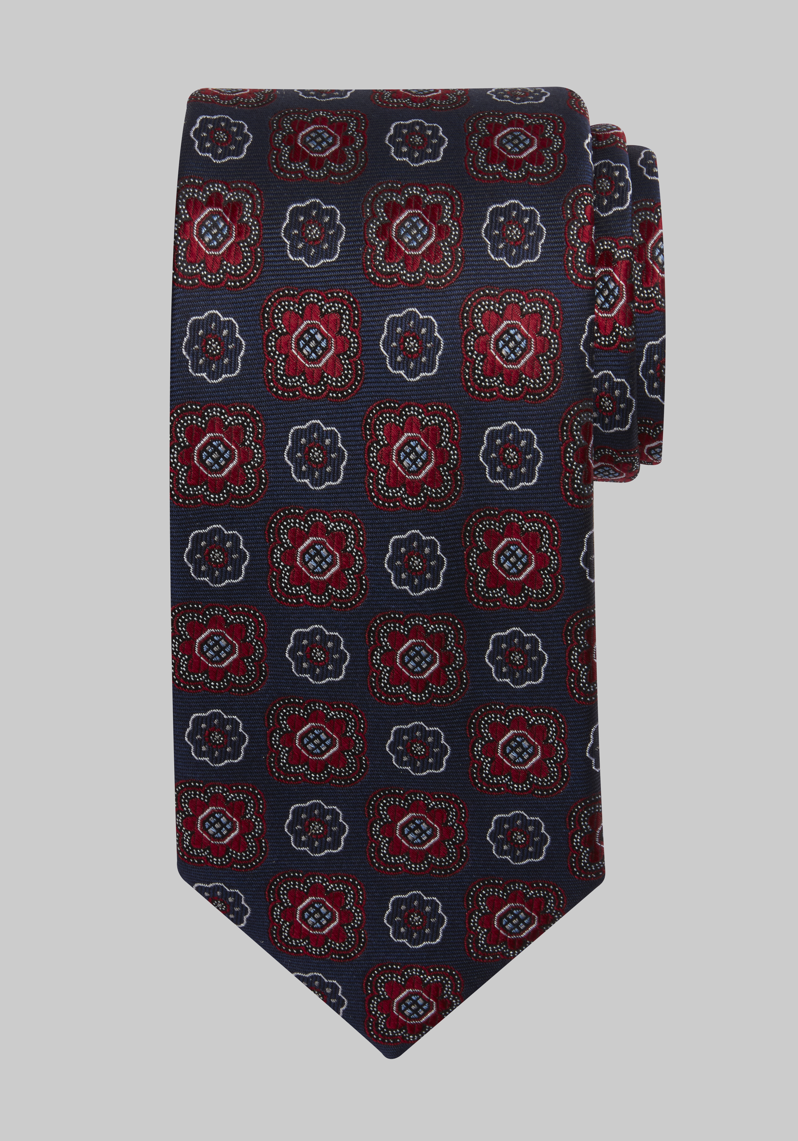 Men's CLEARANCE, Traveler&reg; Collection Halo Medallion Tie CLEARANCE - Jos A Bank