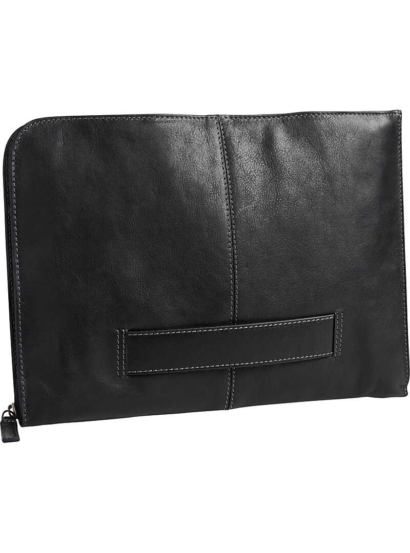 Jos. A. Bank Leather Zippered Portfolio Case CLEARANCE All Clearance