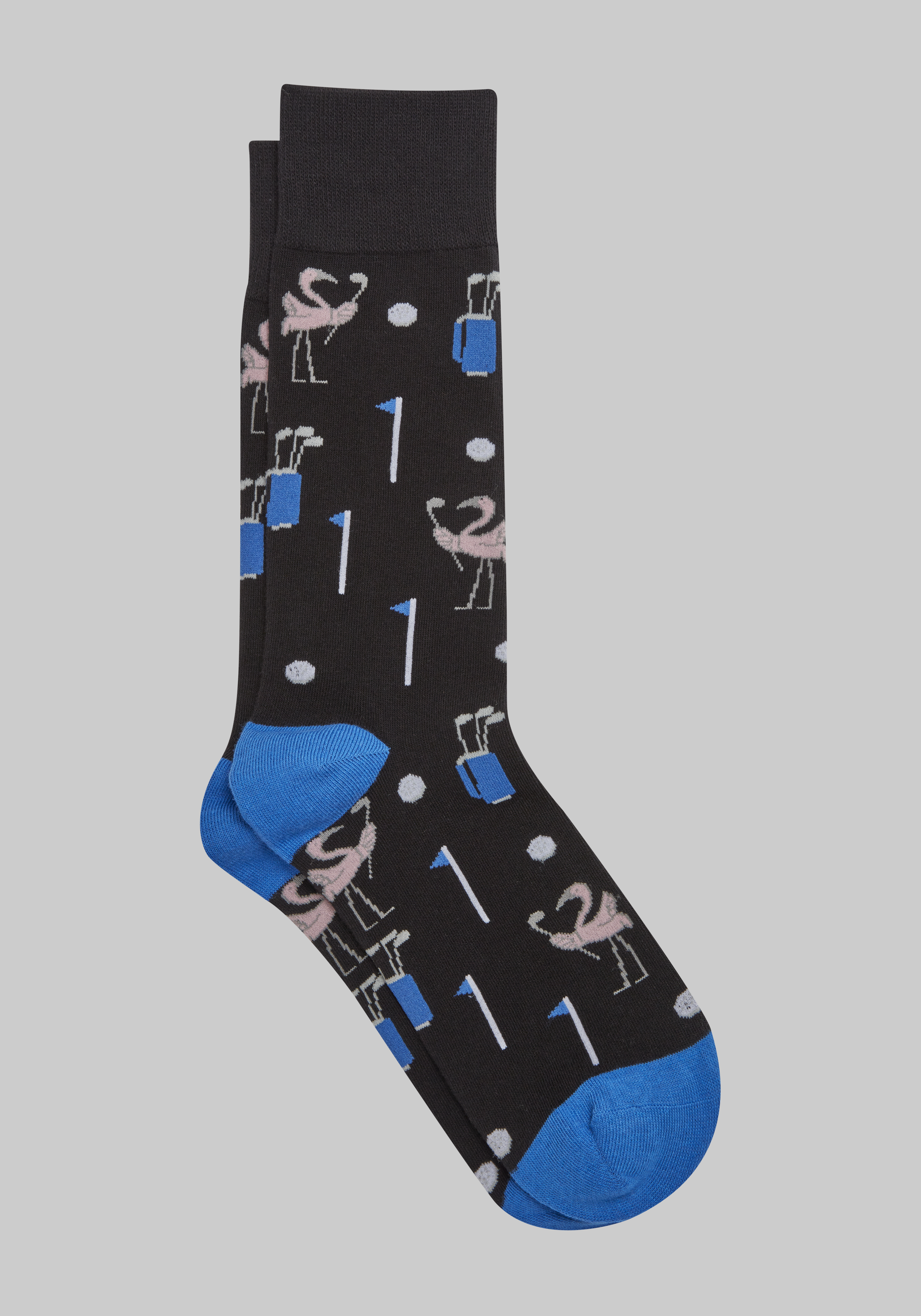 Men's Accessories, Jos. A. Bank Golfing Flamingo Socks - Jos A Bank