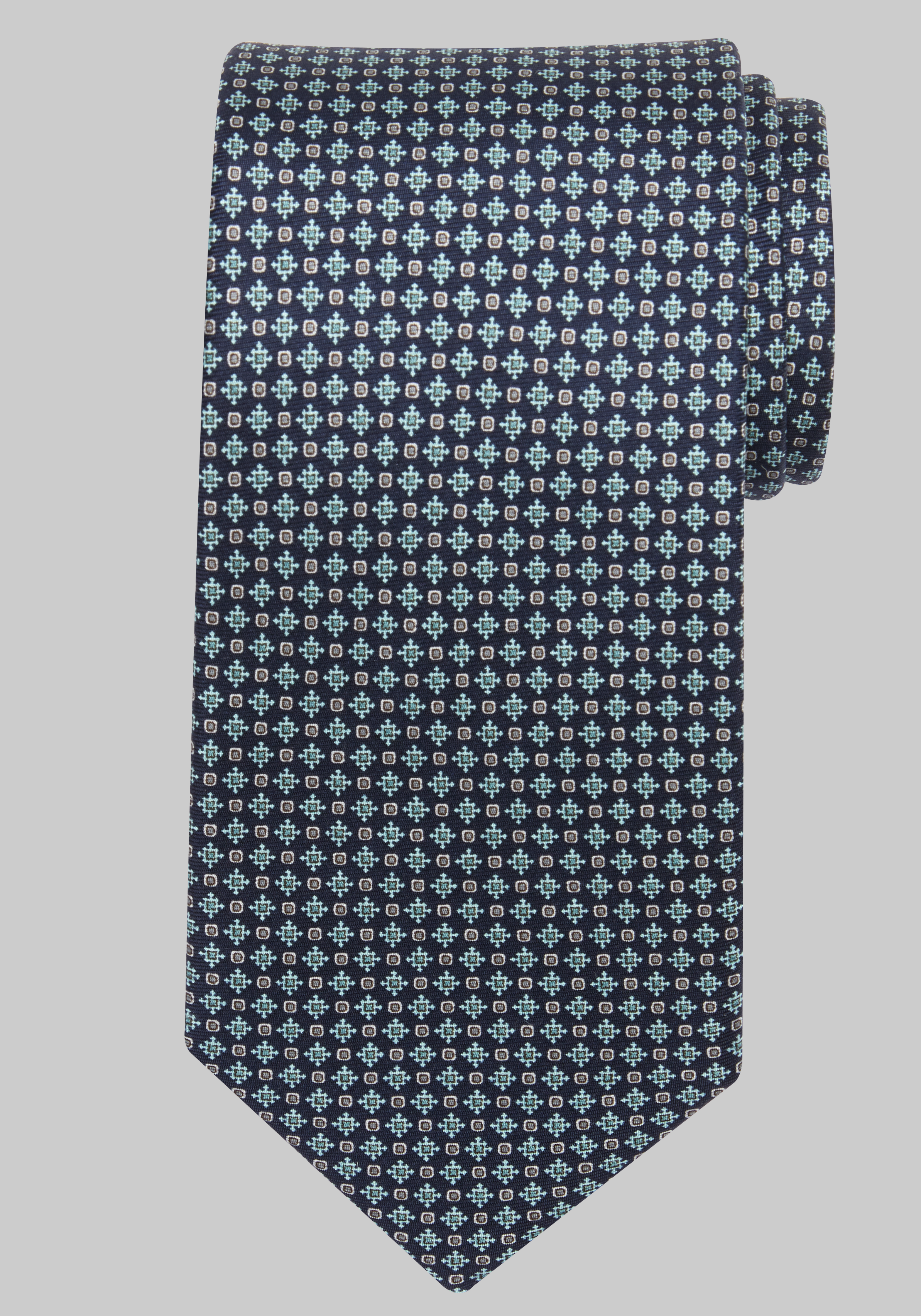 Men's Accessories, Jos. A. Bank Diamond And Square Tie - Jos A Bank