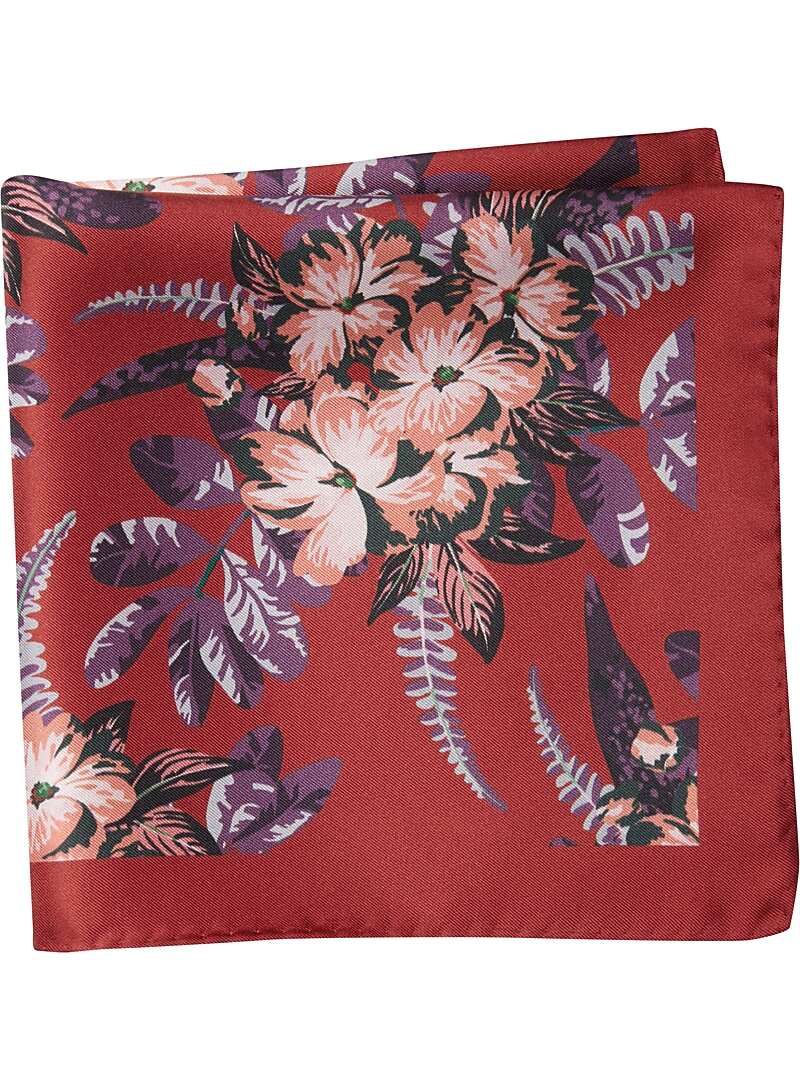 Jos. A. Bank Floral Pocket Square CLEARANCE All Clearance Jos A Bank