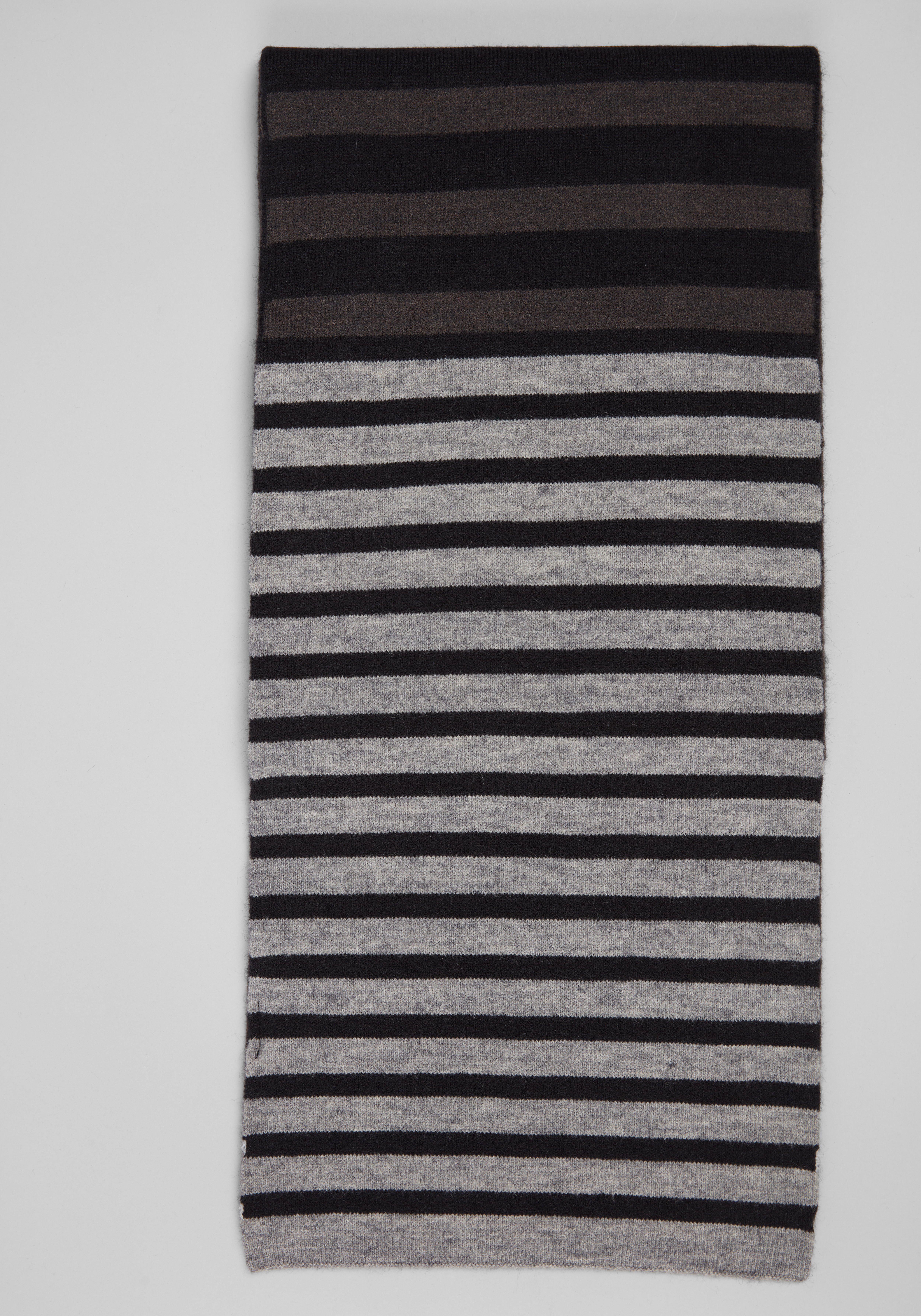 Men's New!, Jos. A. Bank Reversible Horizontal Stripe Knit Scarf - Jos A Bank