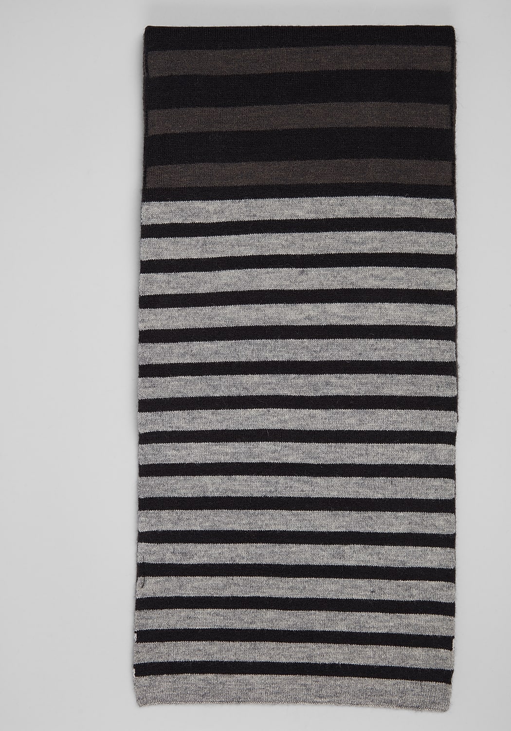 Jos. A. Bank Reversible Horizontal Stripe Knit Scarf