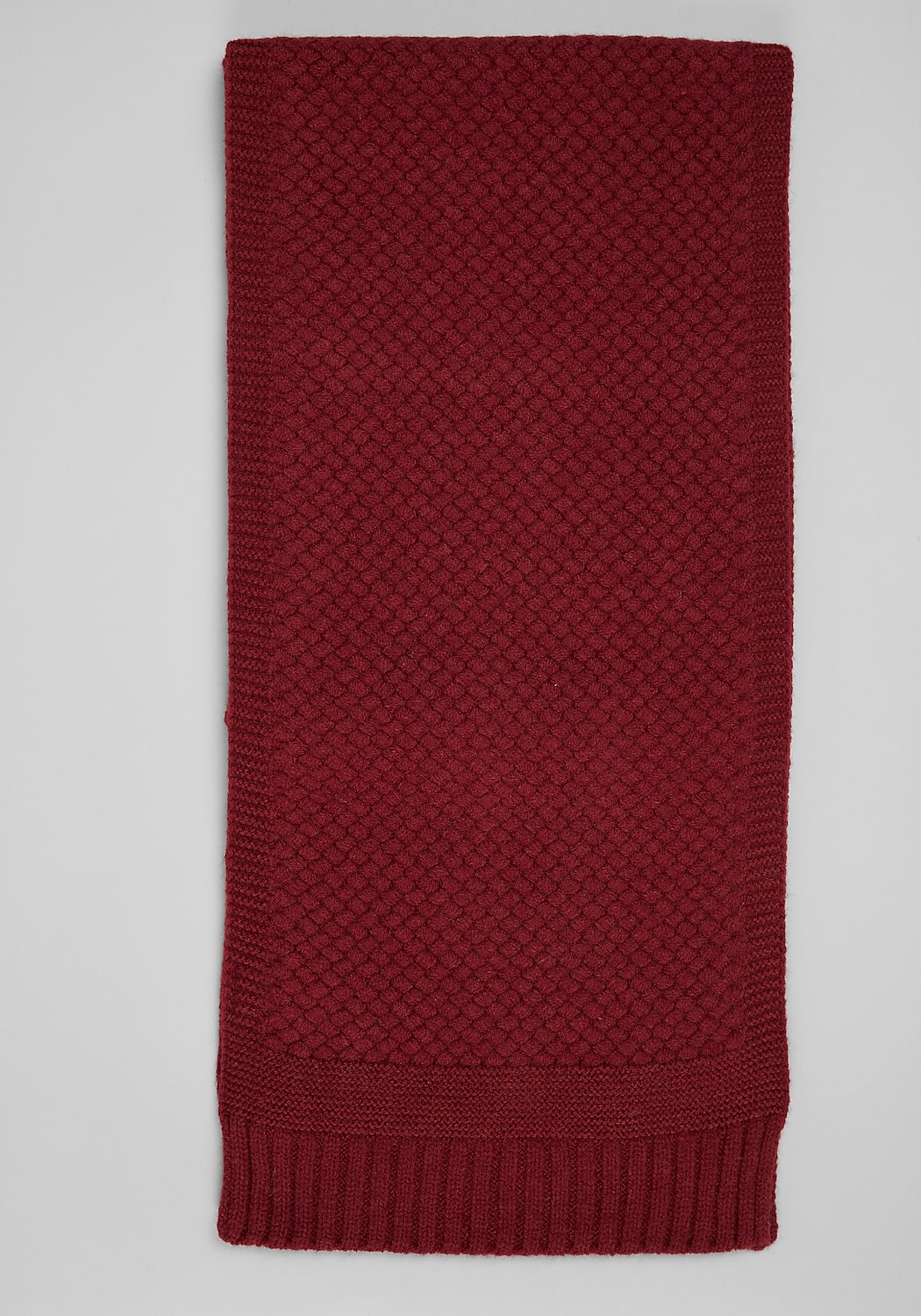Jos. A. Bank Solid Sampler Textured Knit Scarf