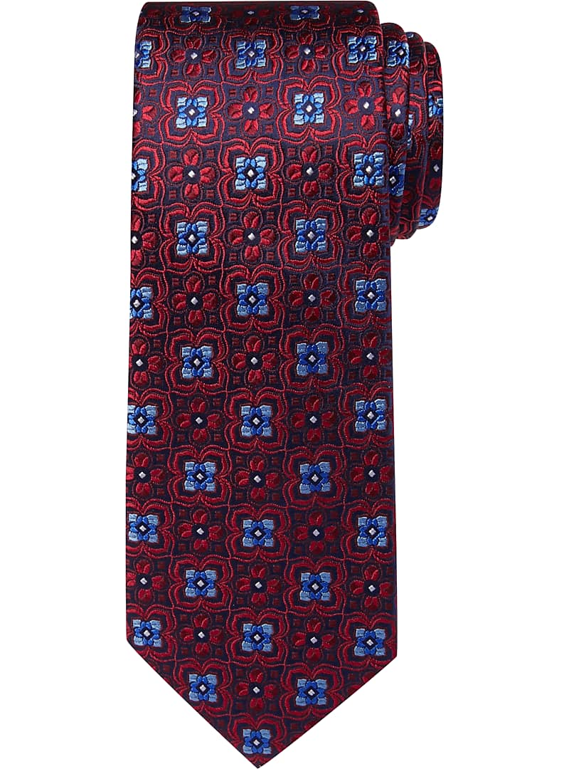 Reserve Collection Floral Grid Tie - Reserve Ties | Jos A Bank