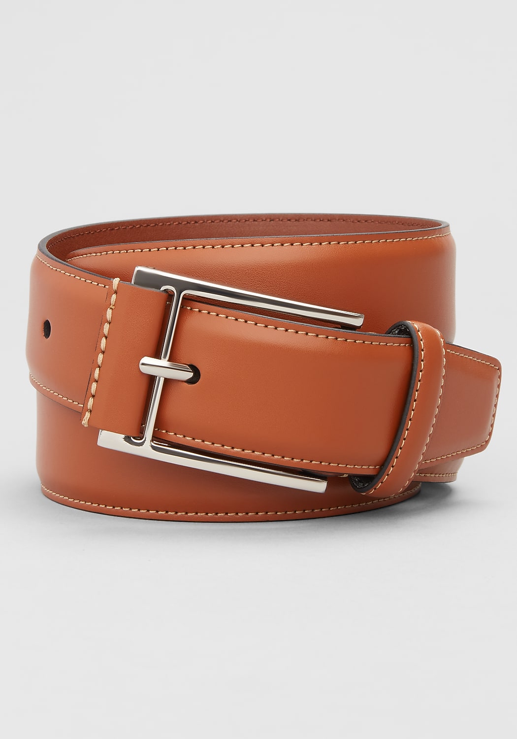 Jos. A. Bank Stitched Feather-Edge Belt