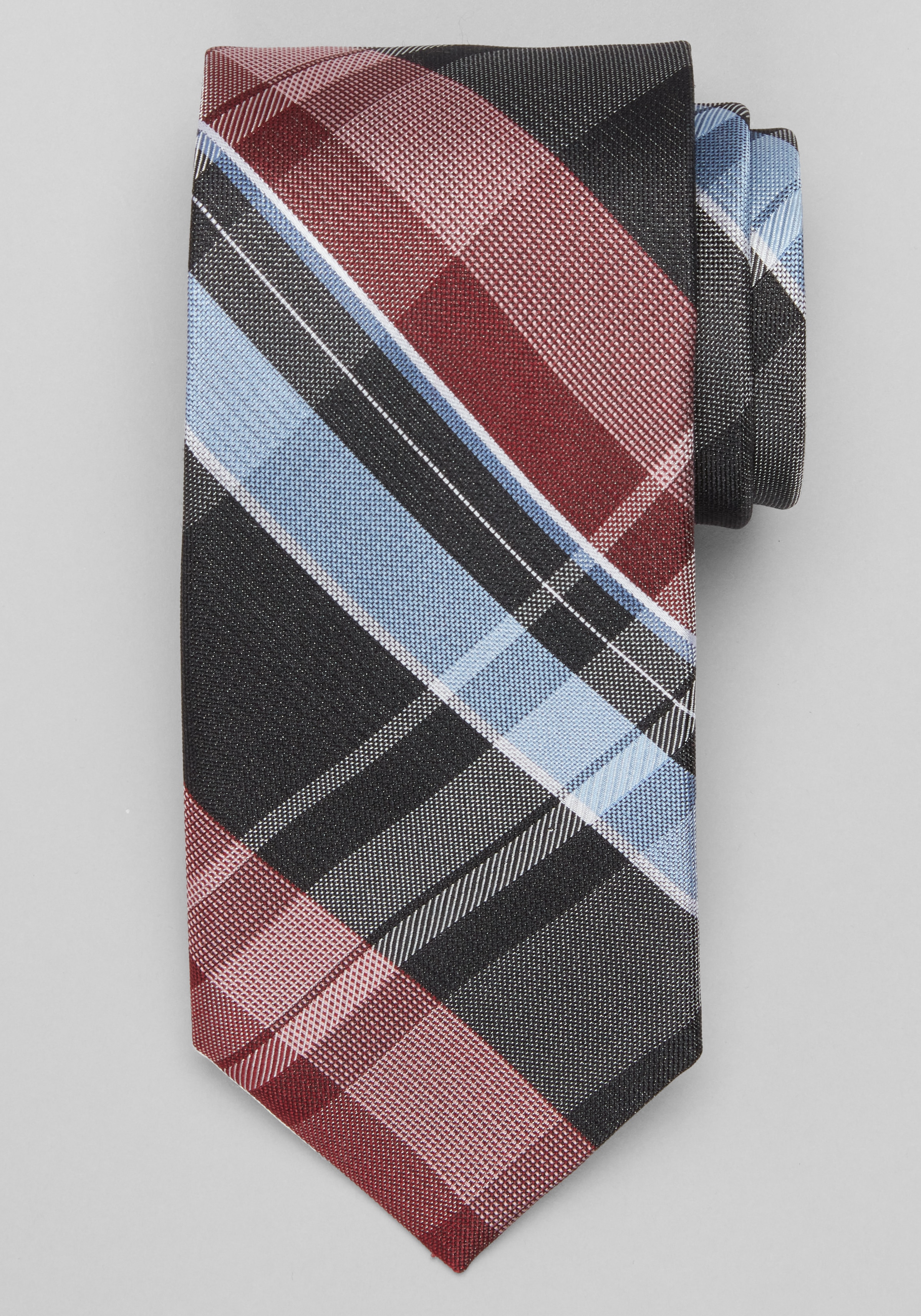 Men's Accessories, Jos. A. Bank Plaid Tie - Jos A Bank