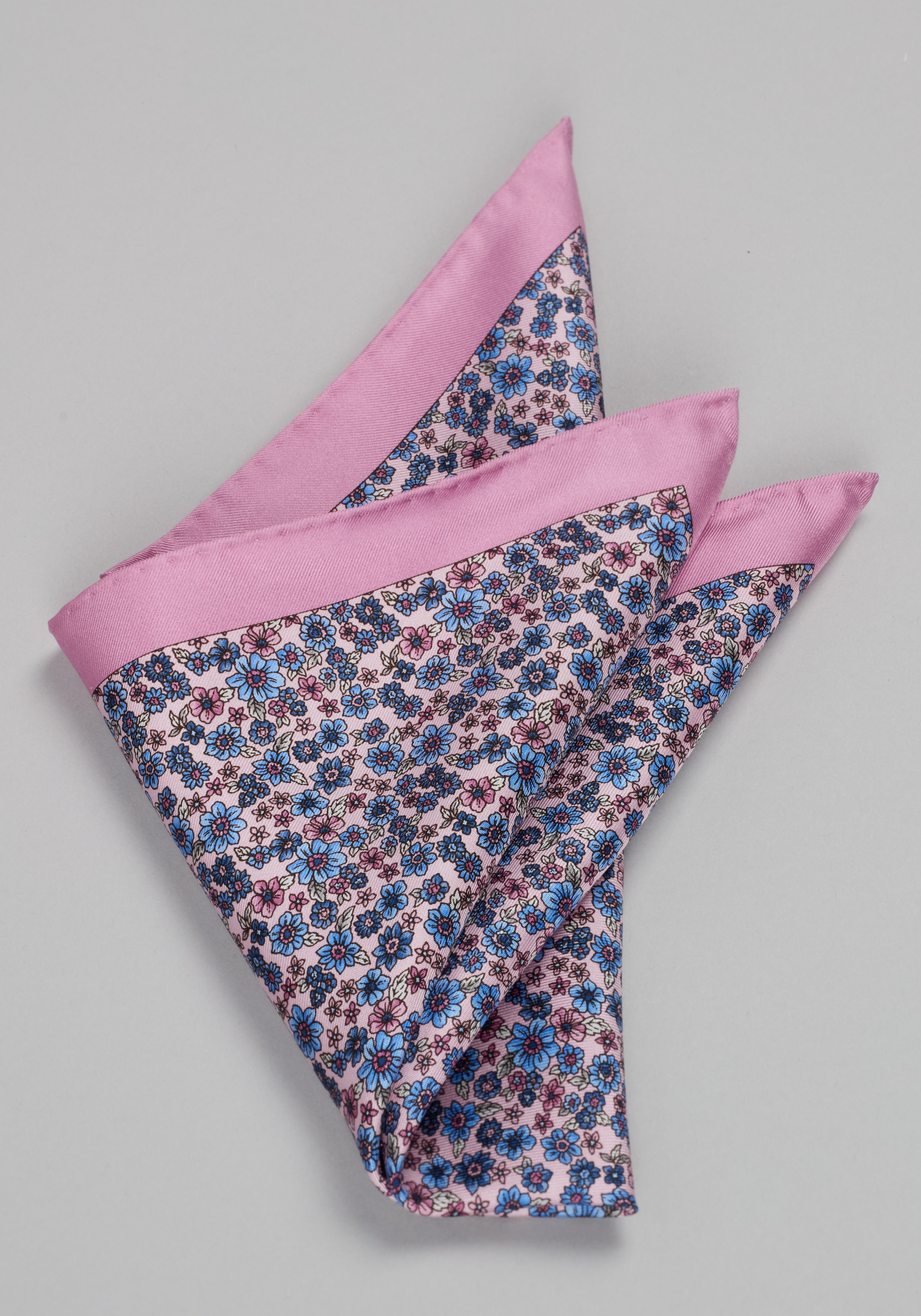 Men's Accessories, Jos. A. Bank Falling Flowers Pocket Square - Jos A Bank