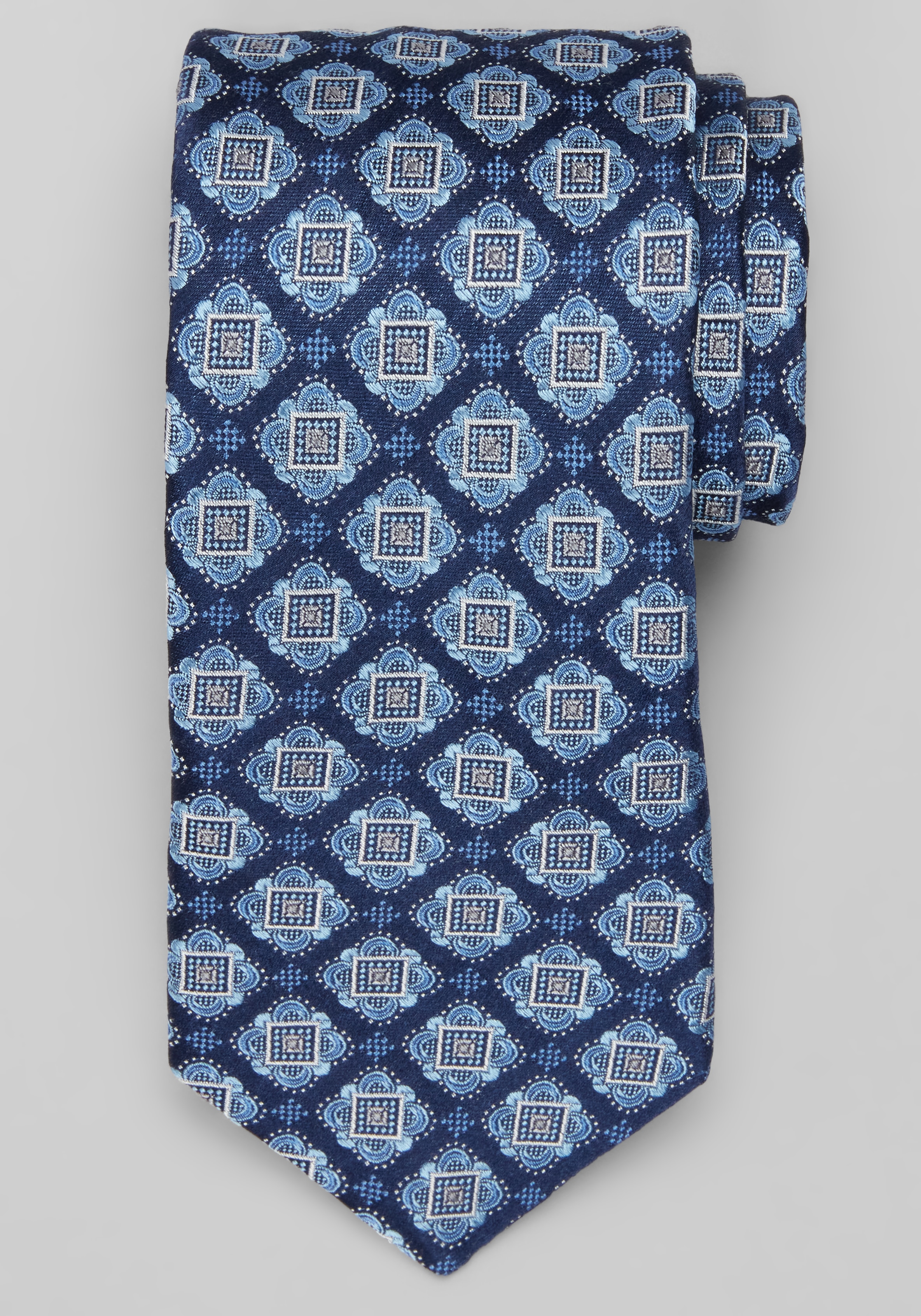 Reserve Collection Octagonal Square Neat Tie - Big & Tall