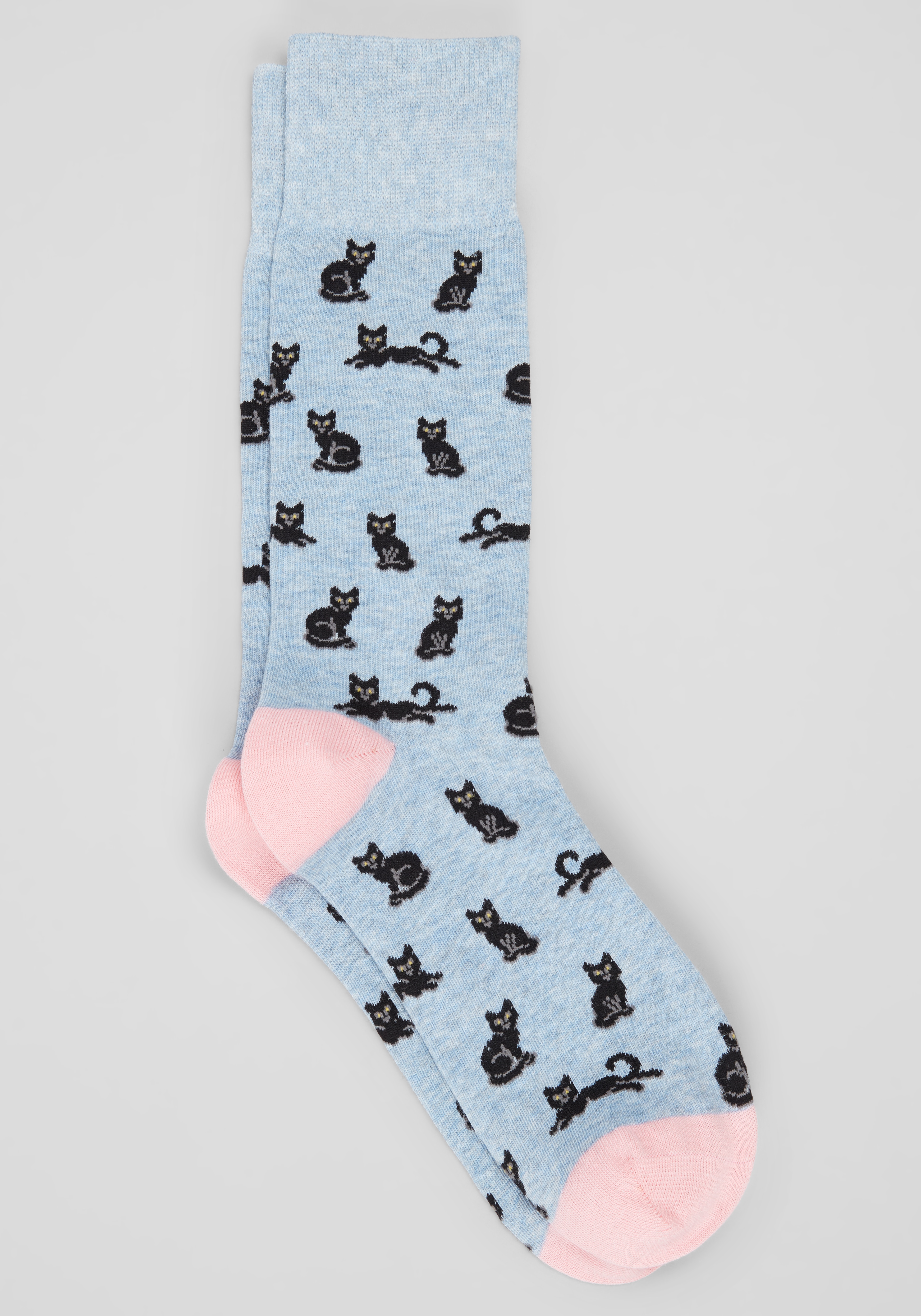 Men's Accessories, Black Cats Socks, 1-Pair - Jos A Bank